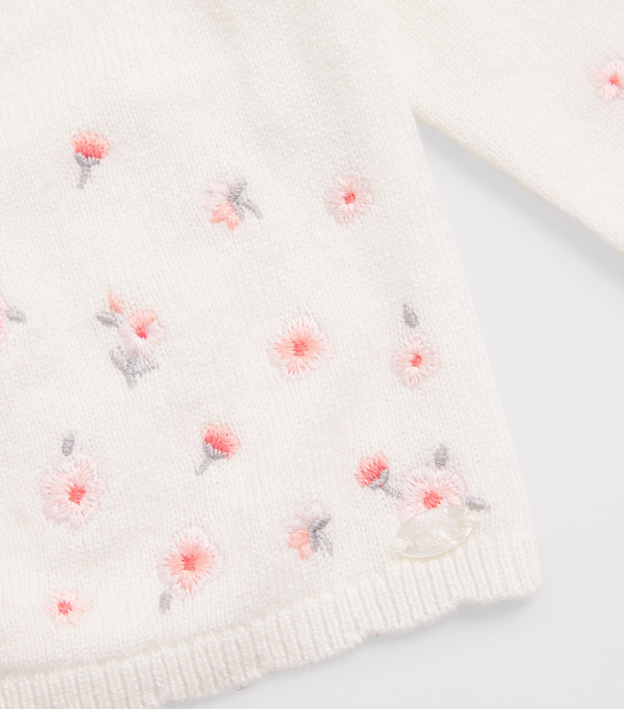 Embroidered Cardigan (3 Months - 4 Years) 13NACRE Image 3