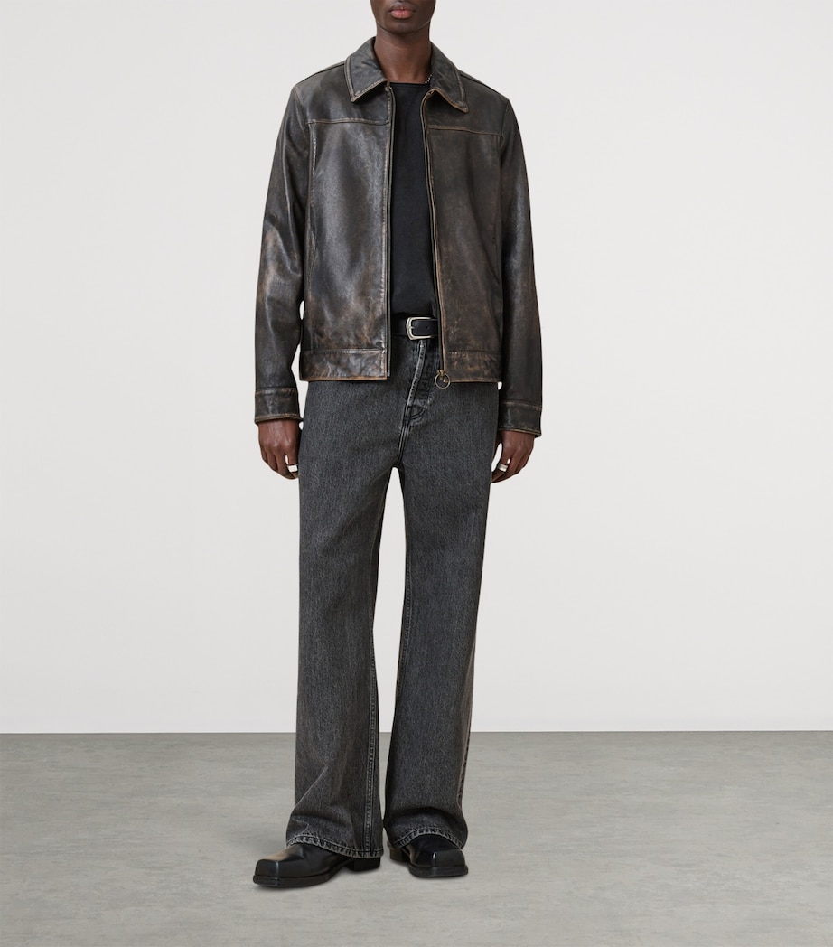 Alkan Leather Jacket VINTAGE BLACK Image 2