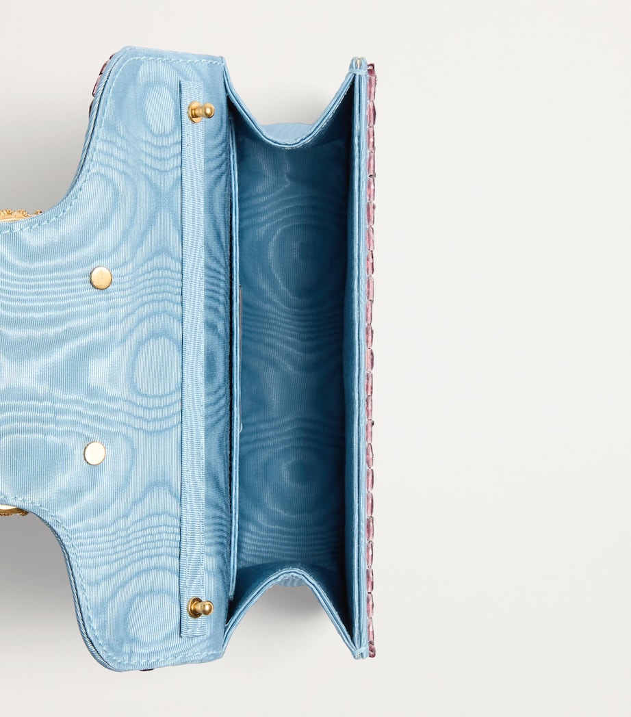 Small Emroidered Loco Shoulder Bag R7C Image 3