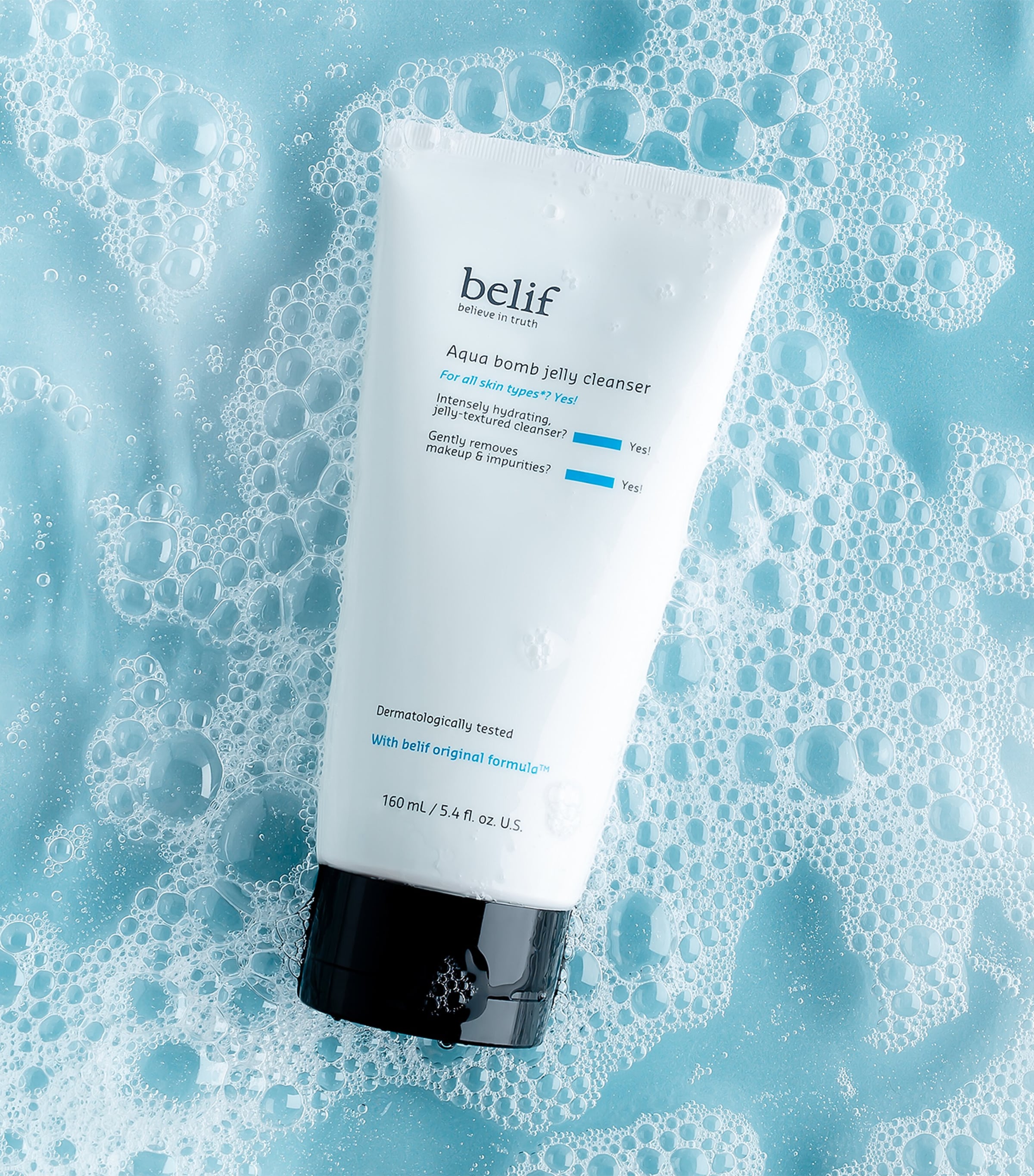 Belif Aqua Bomb Jelly Cleanser (160ml) Image 2