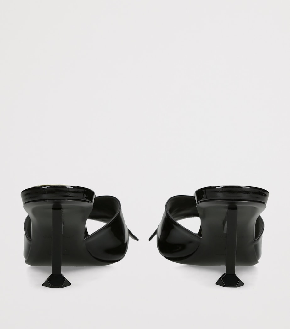 Givenchy Leather Boudoir Fold Mules 65 Black Image 4