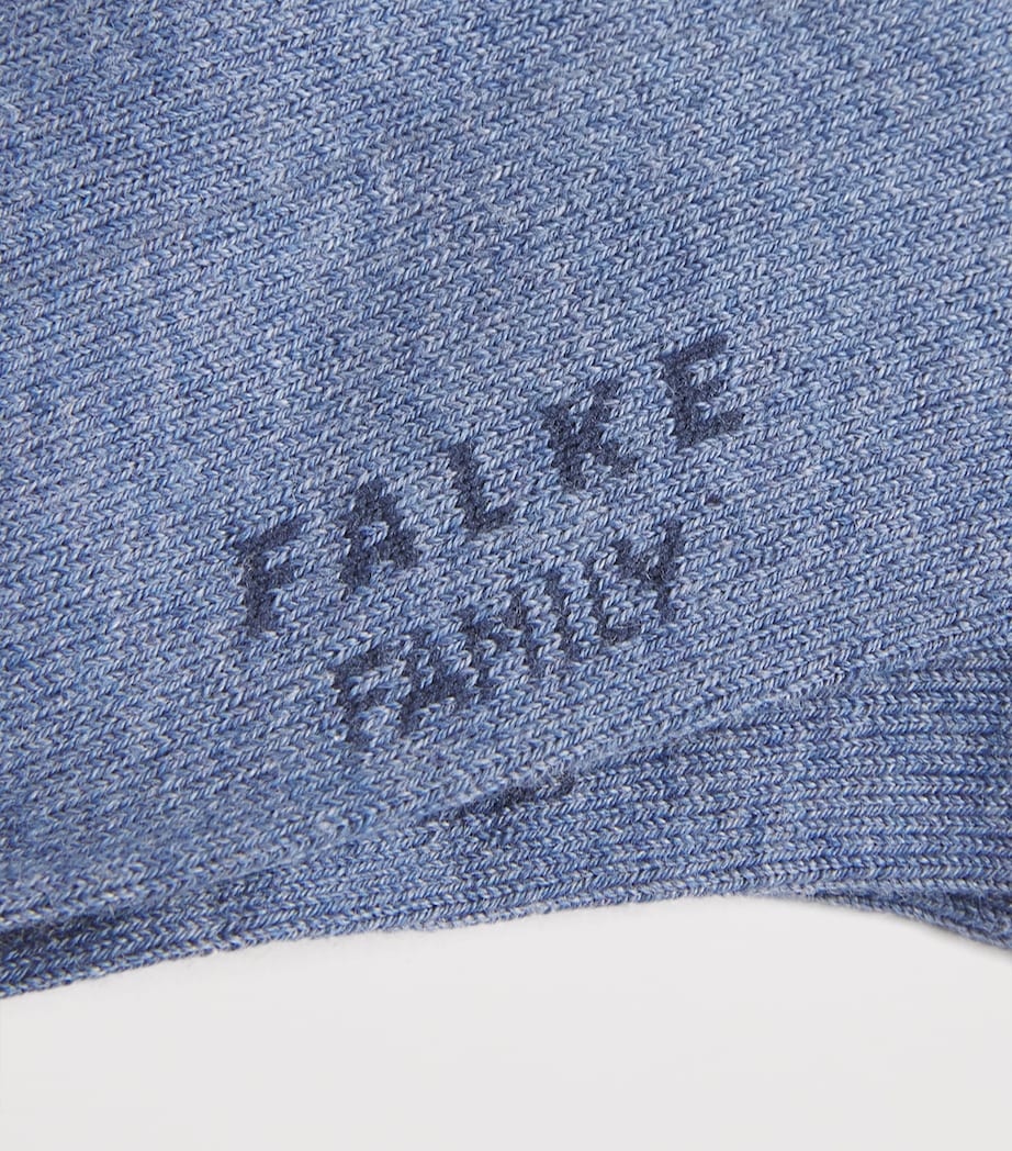 Cotton-Blend Family Socks 6662 LIGHT JEANS Image 2