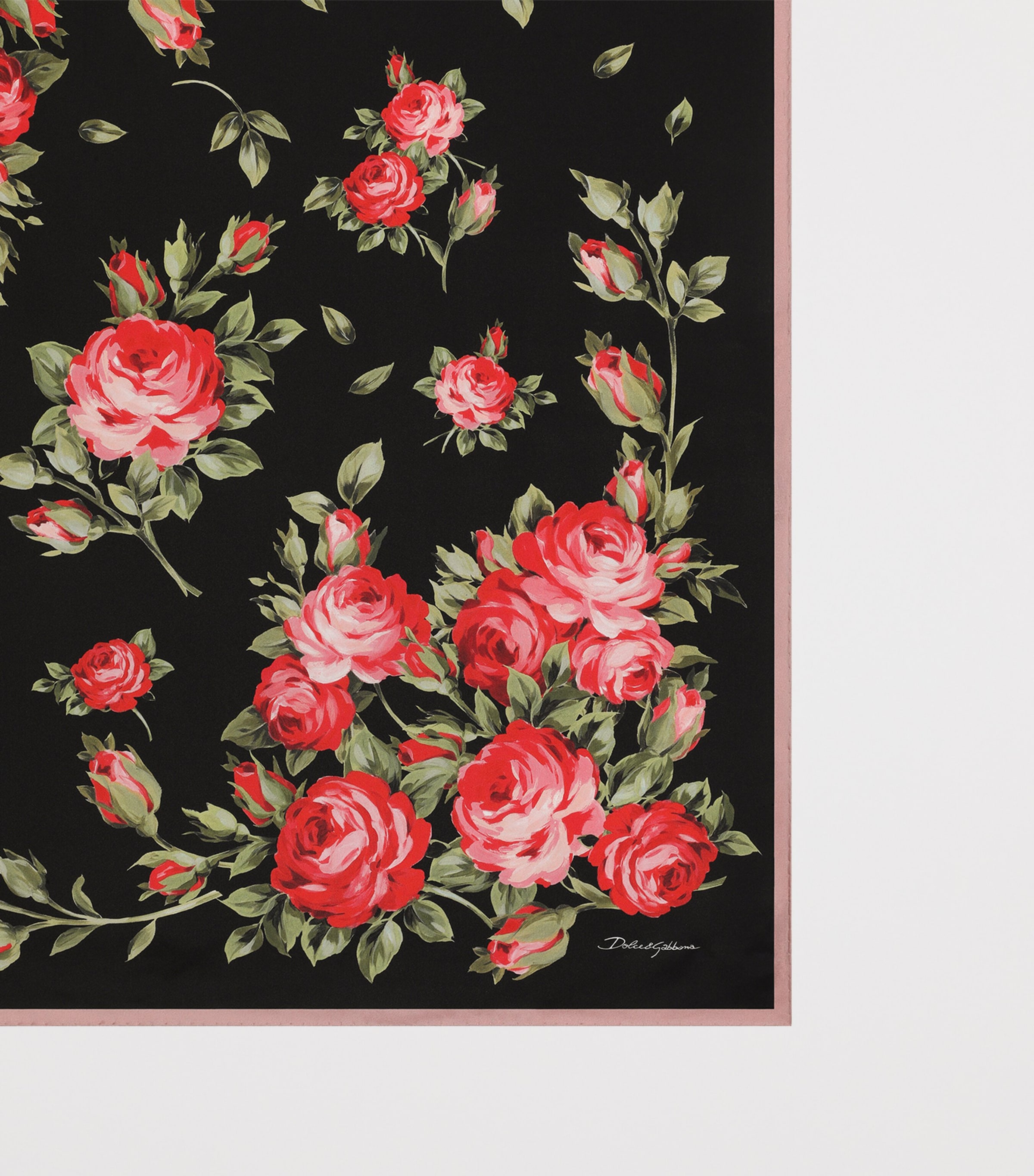 Silk Floral Scarf HN5ZN-BOUQUET Image 2