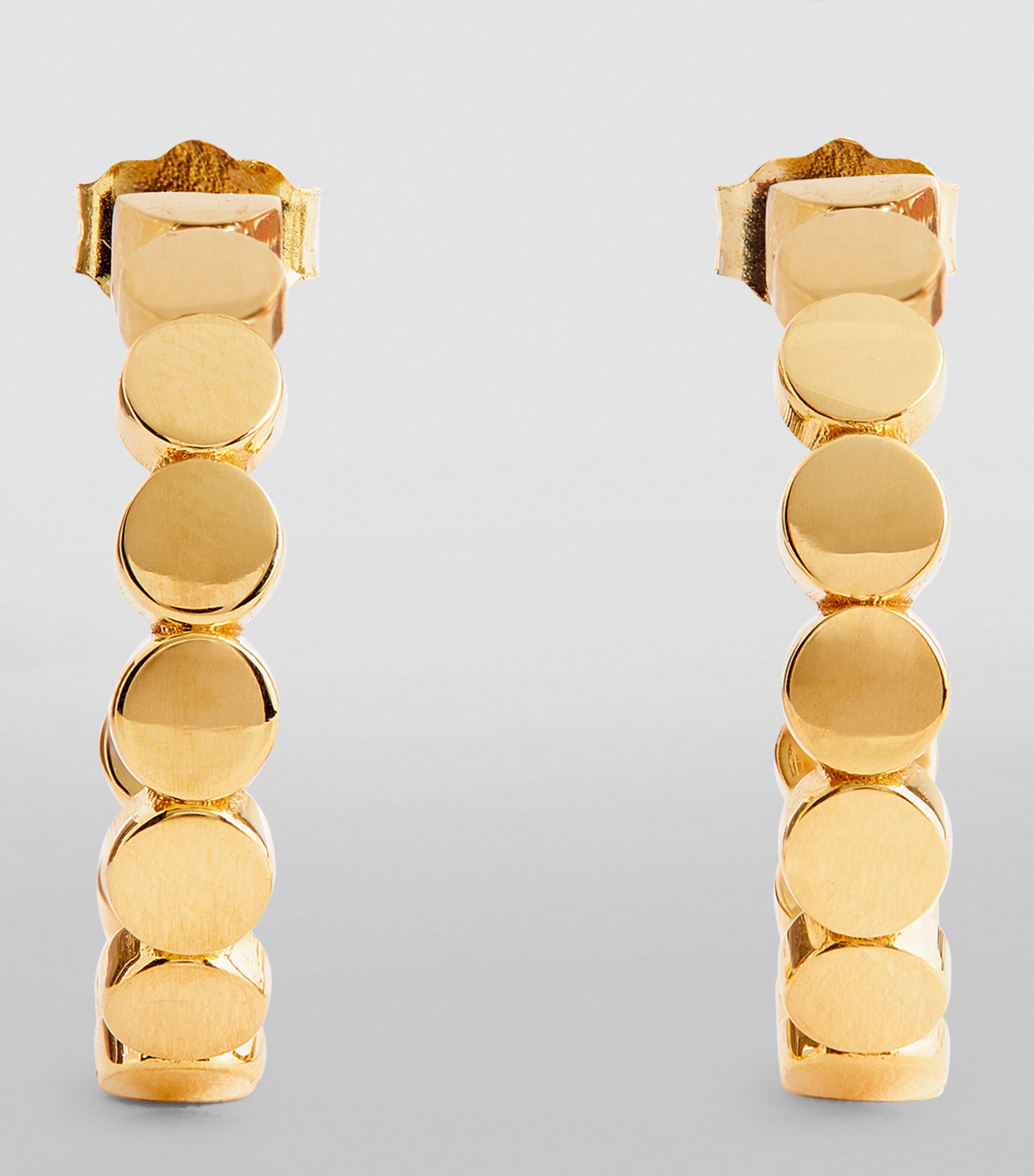 Jennifer Meyer Yellow Gold Circle Link Hoop Earrings Yellow Gold Image 2