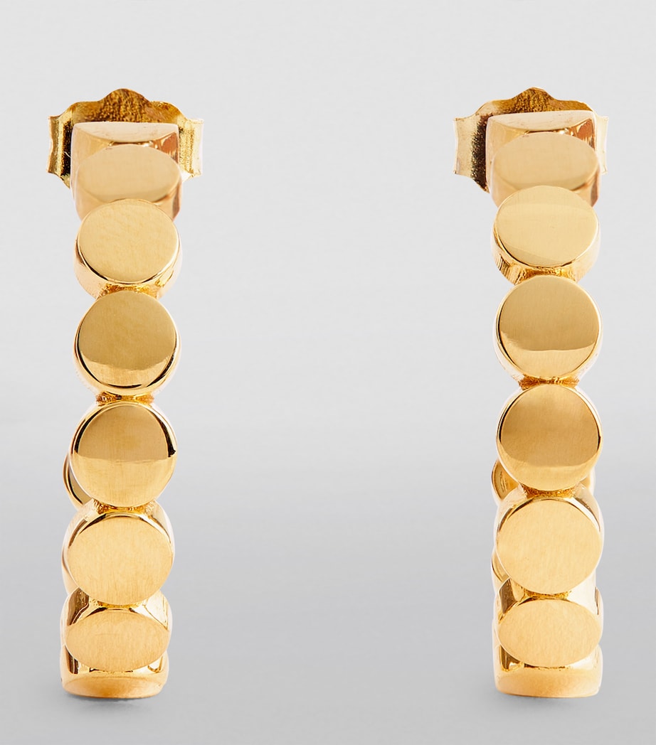 Jennifer Meyer Yellow Gold Circle Link Hoop Earrings Yellow Gold Image 2