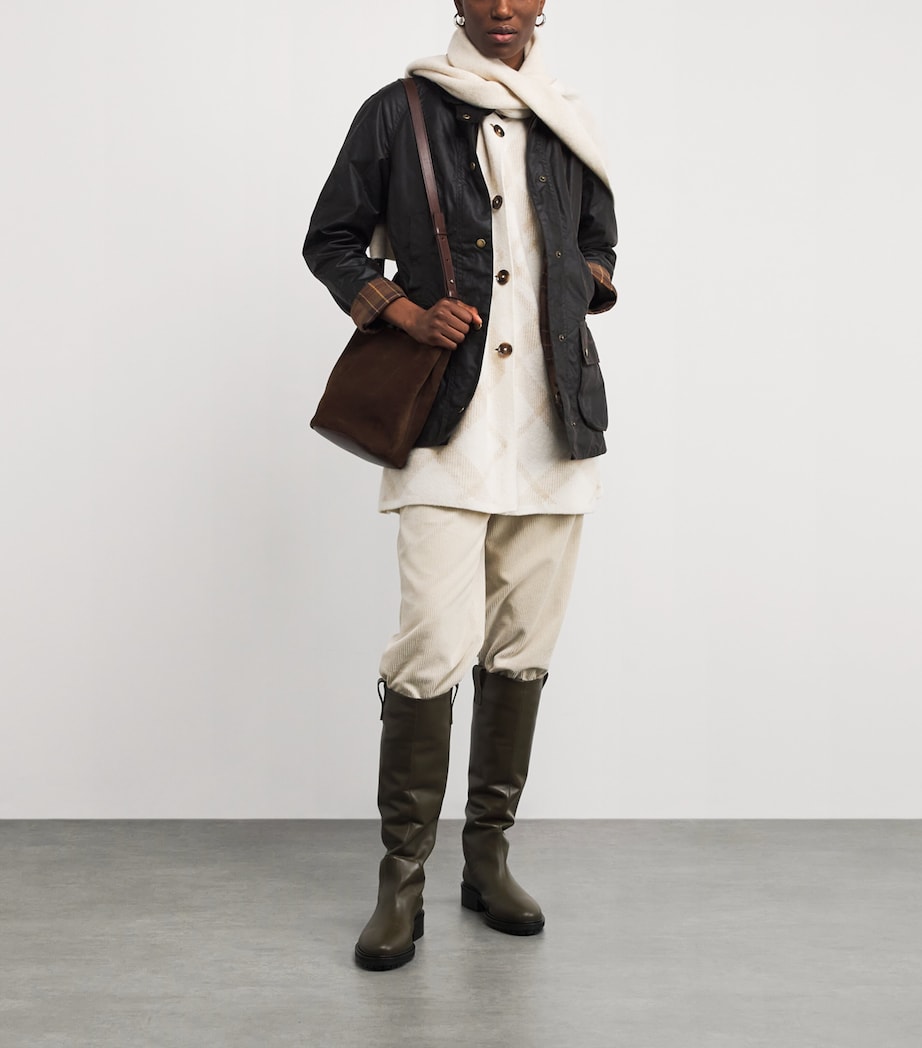 Waxed Beadnell Jacket RUSTIC Image 2