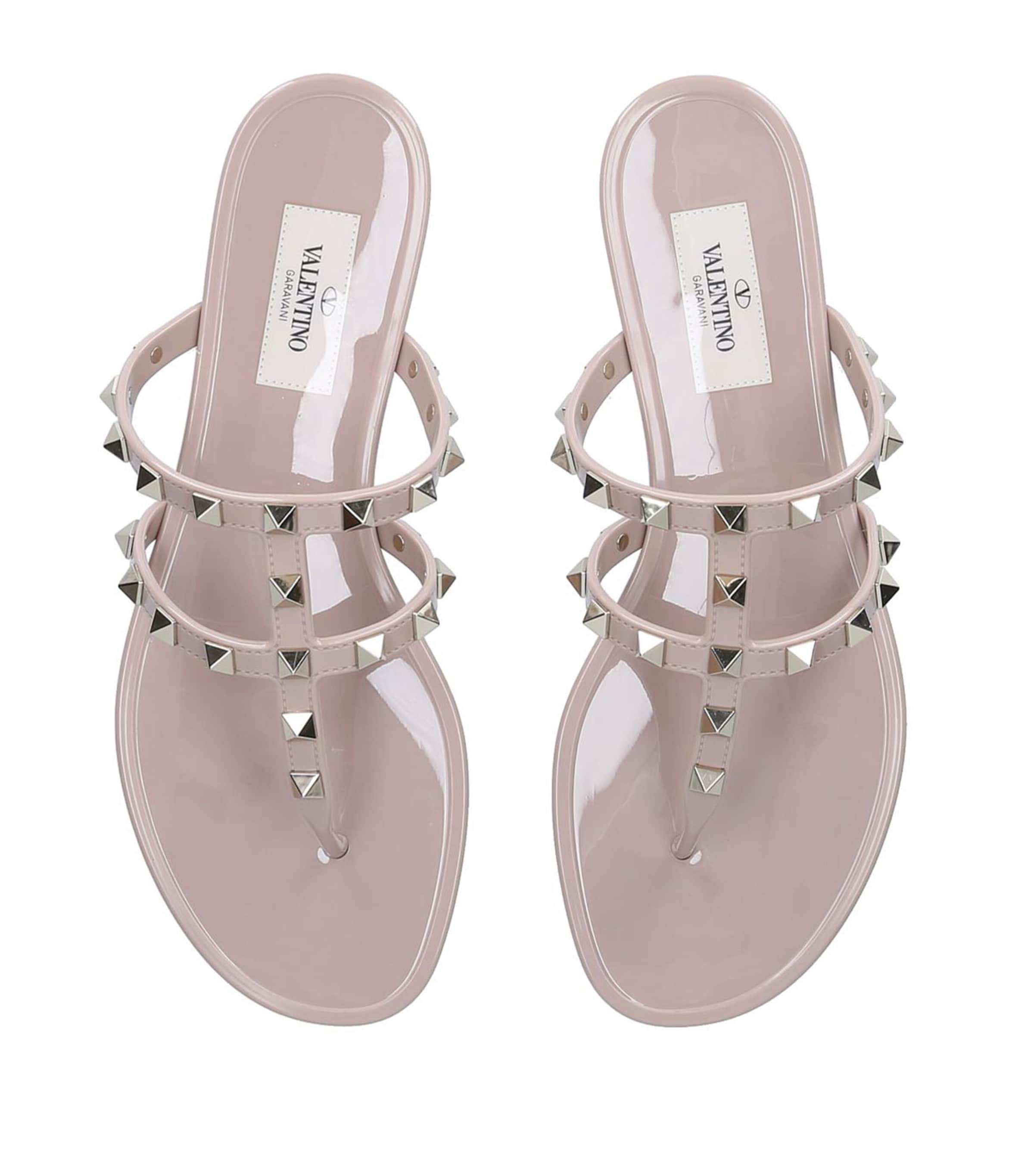Rubber Rockstud Sandals BLUSH Image 3