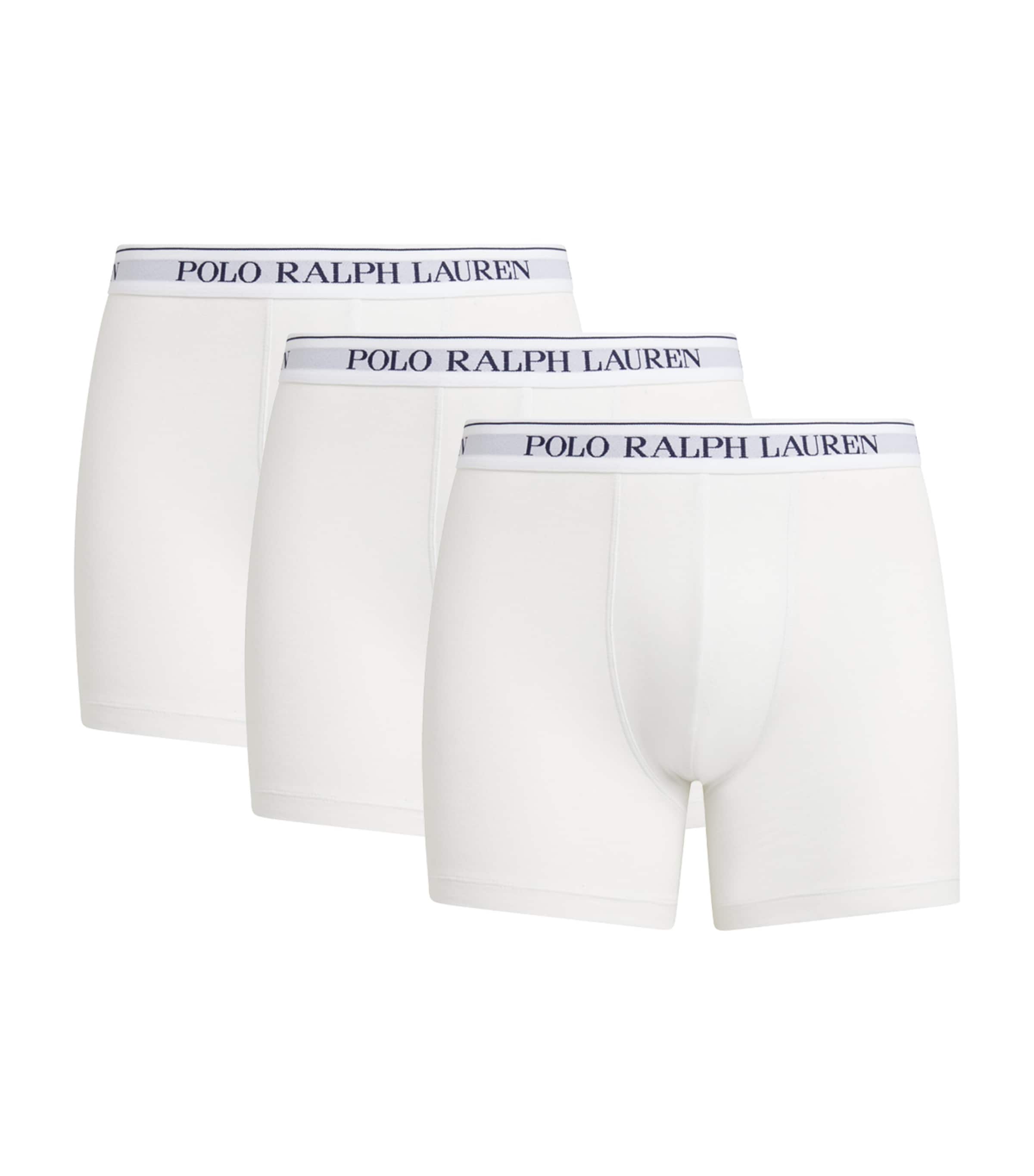 Polo Ralph Lauren Stretch-Cotton Boxer Briefs (Pack of 3) | Men Clothing | Socks & Underwear | Boxers & Briefs | Designers | Polo Ralph Lauren | Ralph Lauren