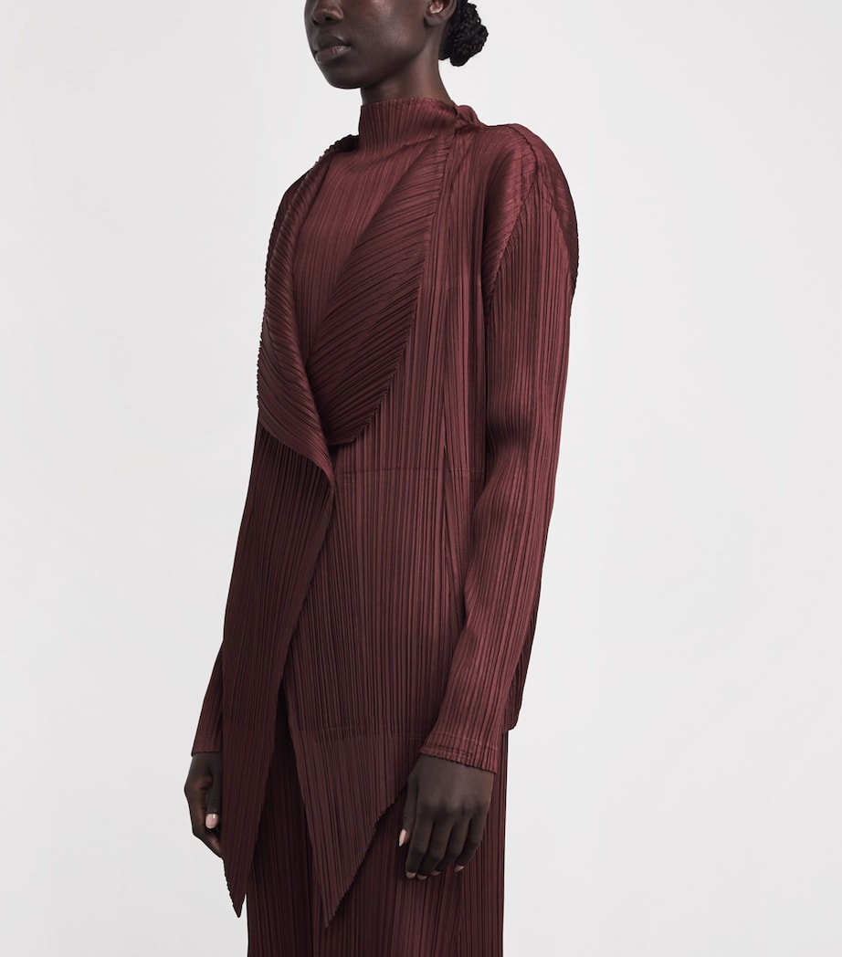 January Monthly Colours Cardigan BORDEAUX Image 3