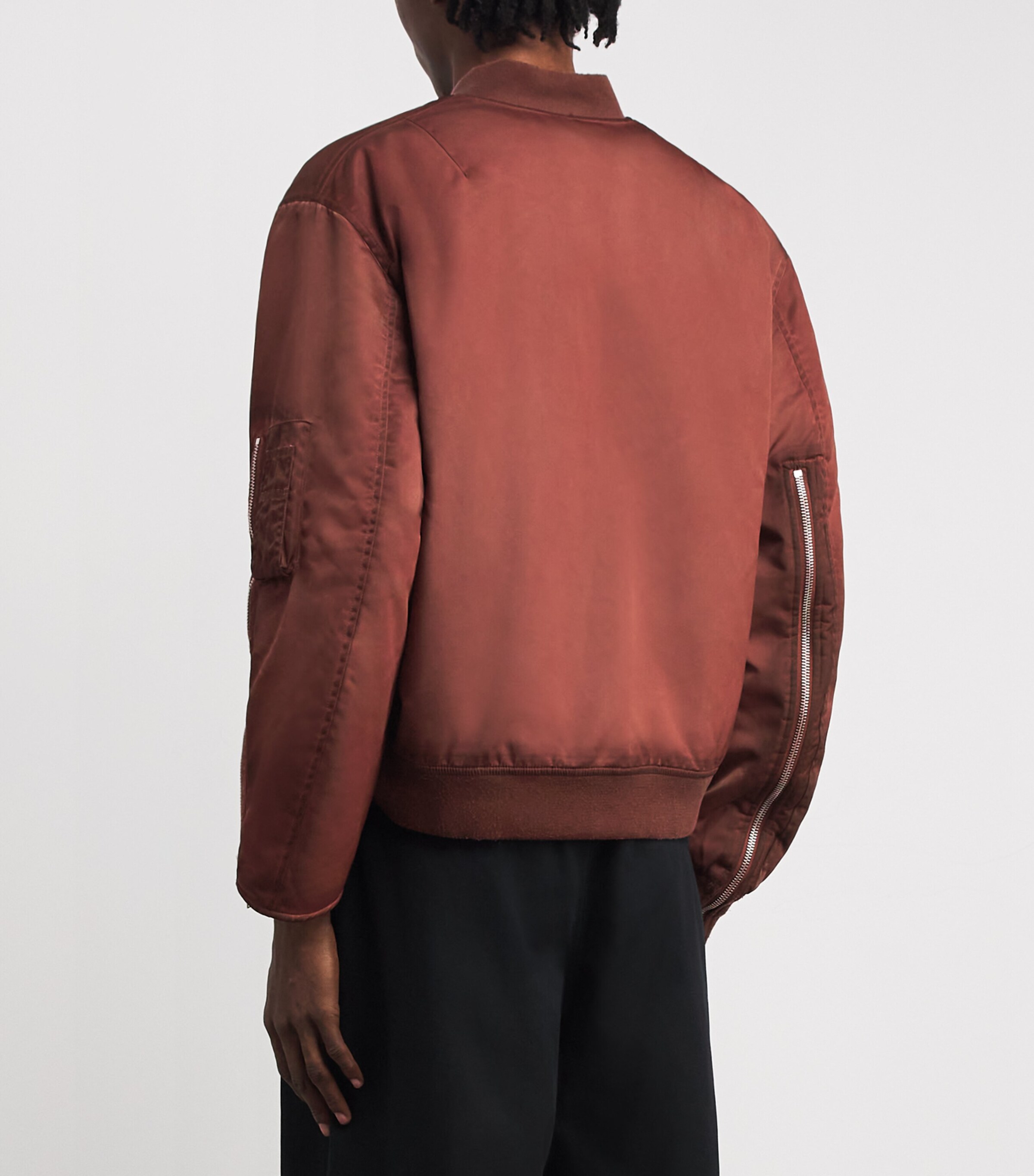 Military Bomber Jacket RED Image 4