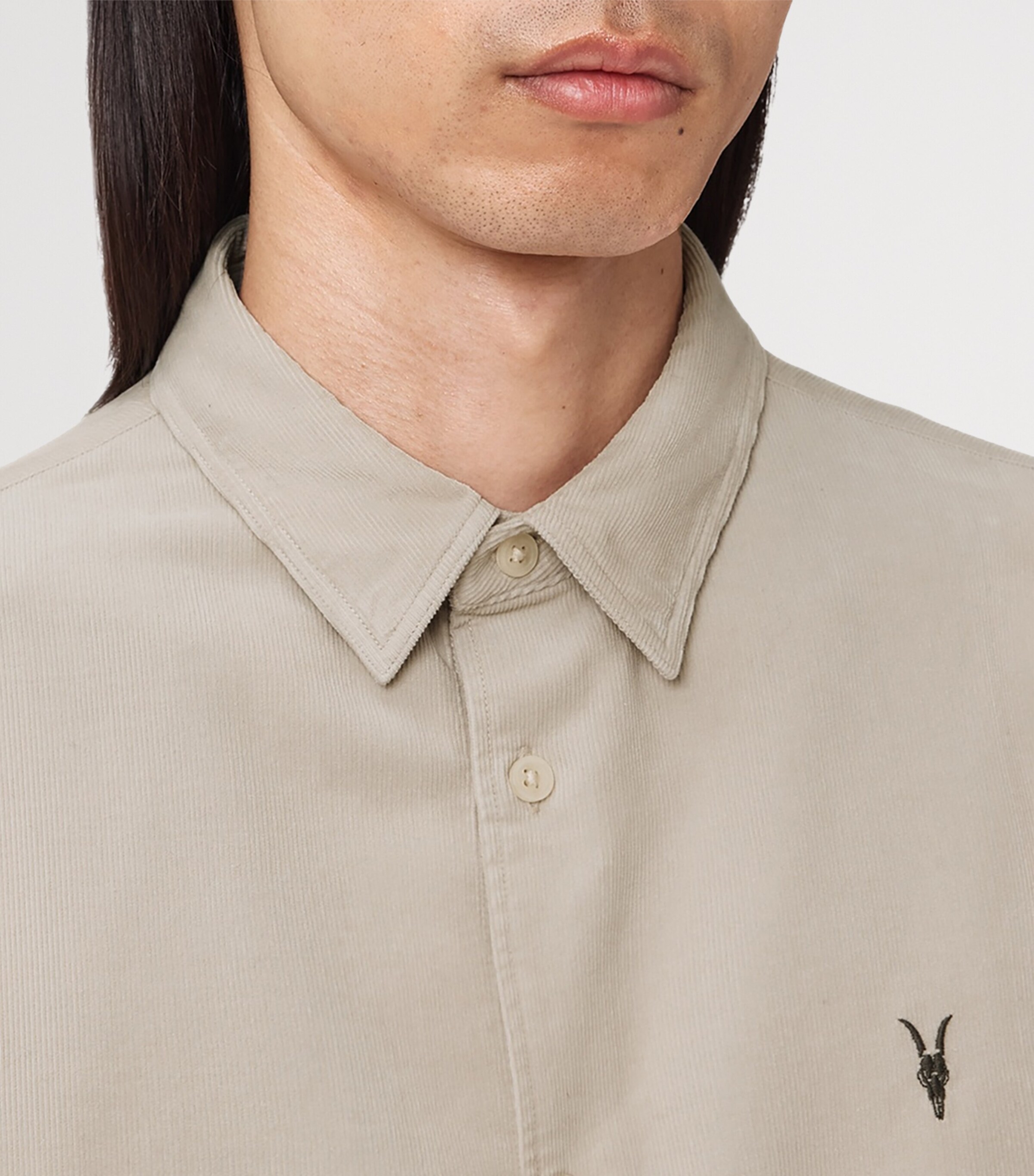 Corduroy Birchwood Shirt MOON GREY Image 8