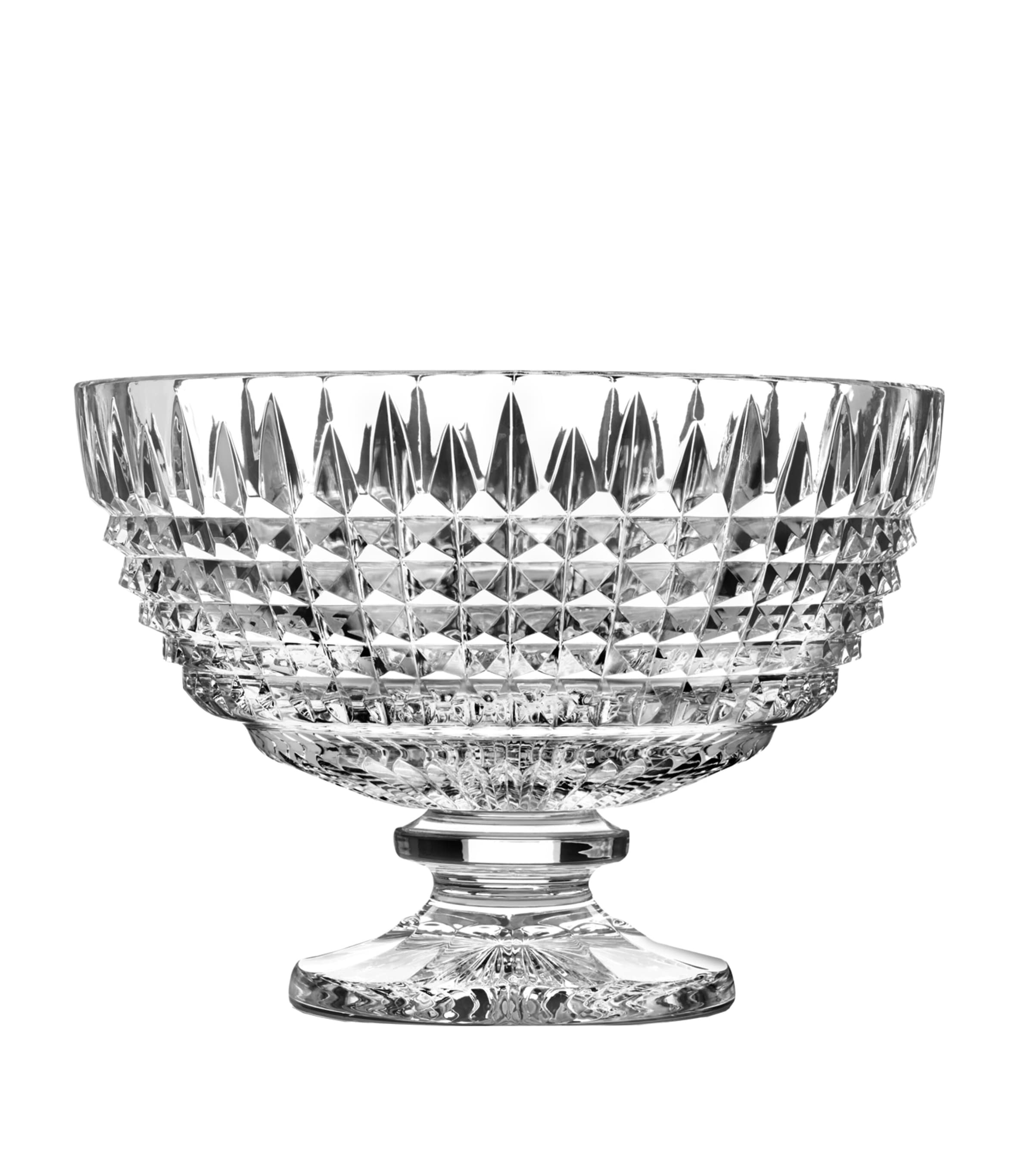 Waterford Master Craft Collection Lismore Diamond Footed Centerpiece In Clear