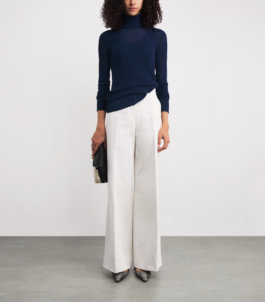 Wool-Blend Molony Rollneck Sweater INDIGO Image 2