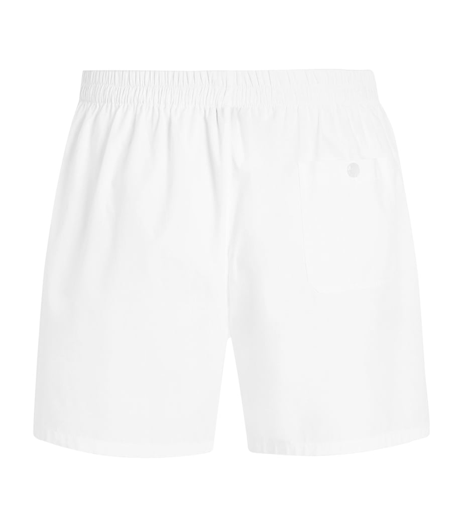 Dolce&Gabbana Mens Cotton Poplin Shorts Optical White Image 2