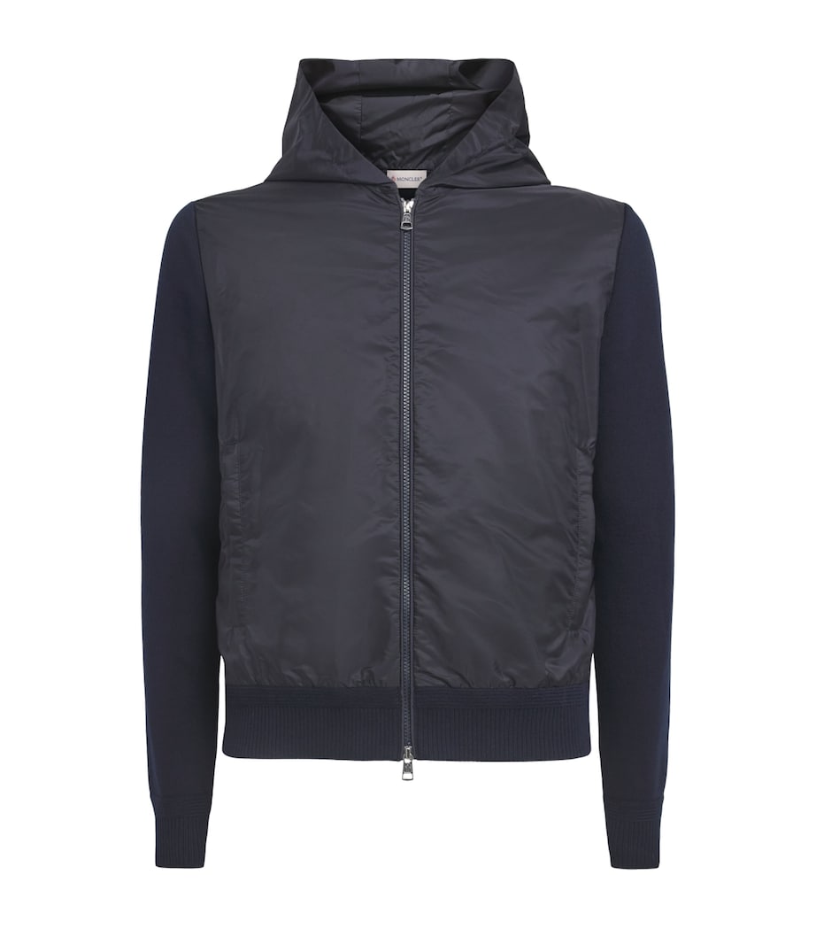 Moncler Mens Hybrid Hooded Cardigan Image 1
