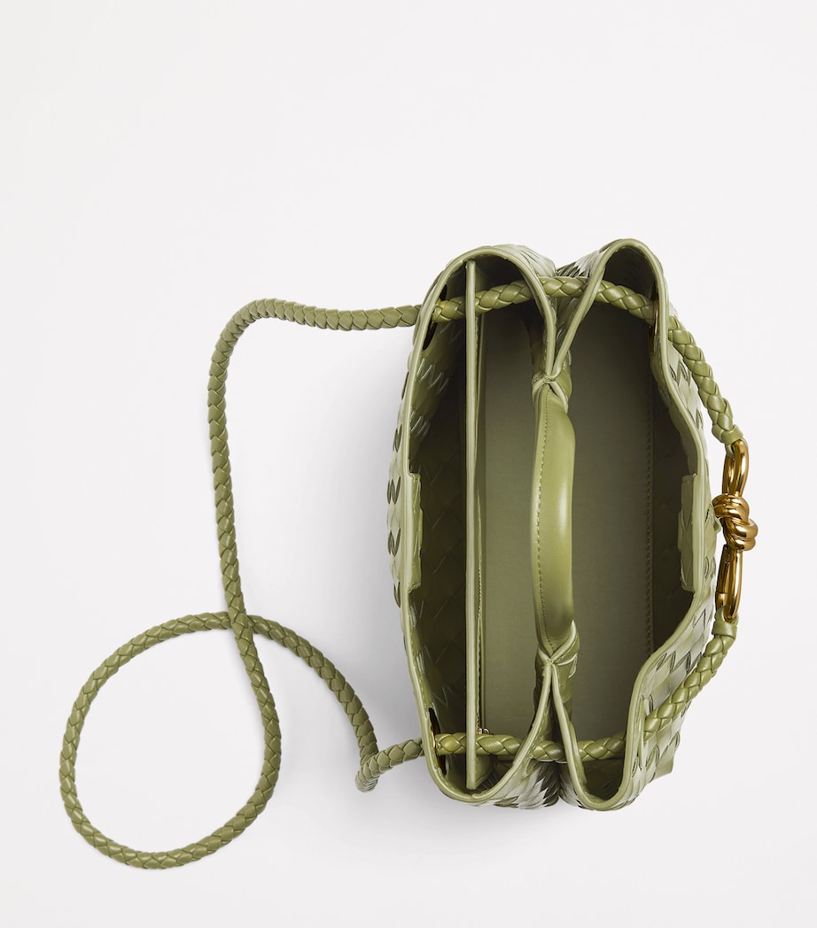 Bottega Veneta Small Lambskin Andiamo Shoulder Bag Image 5