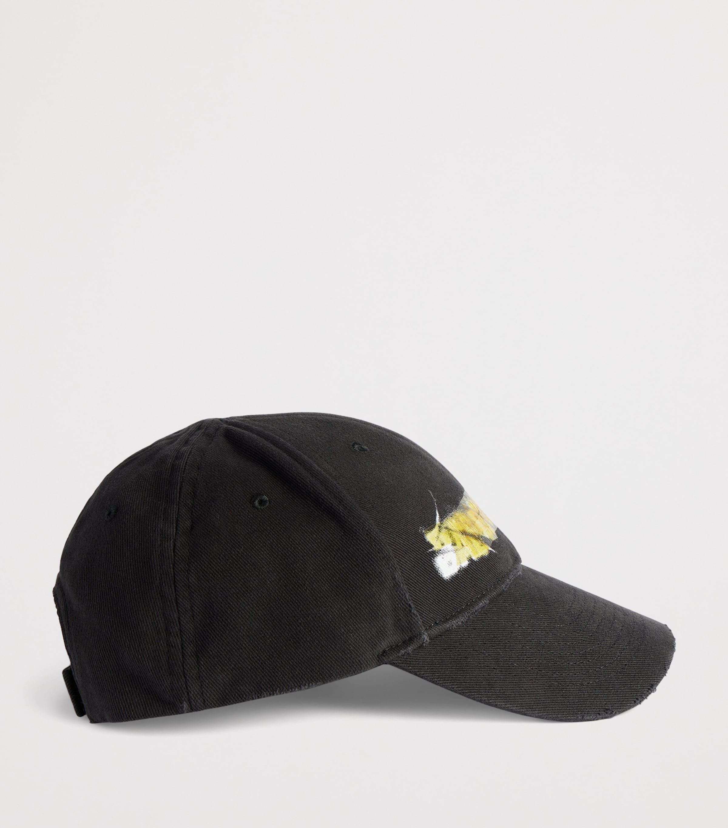 Balenciaga Cotton Messy Spray Logo Baseball Cap Image 3