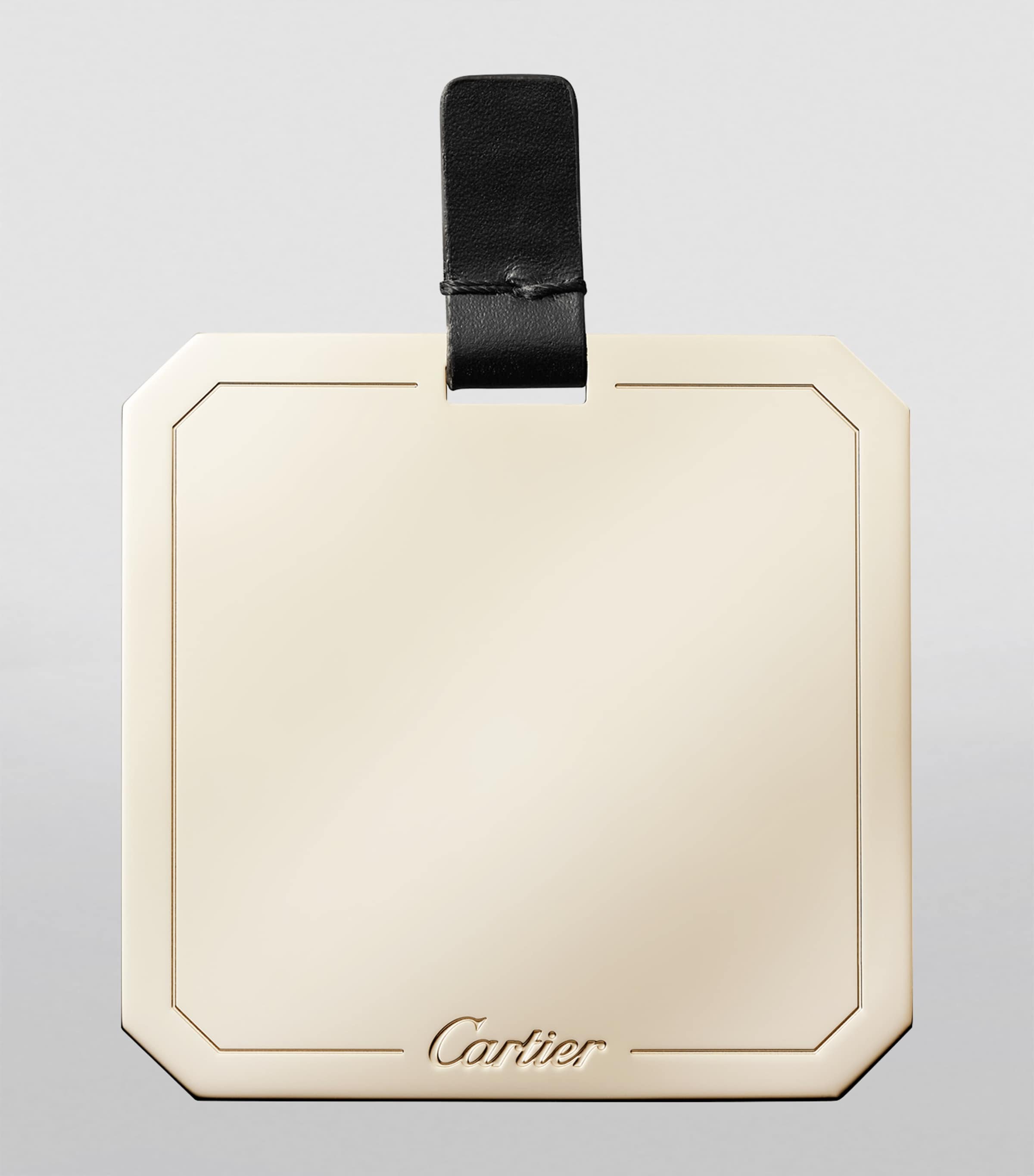 Mini Leather C de Cartier Chain Bag BLACK Image 6