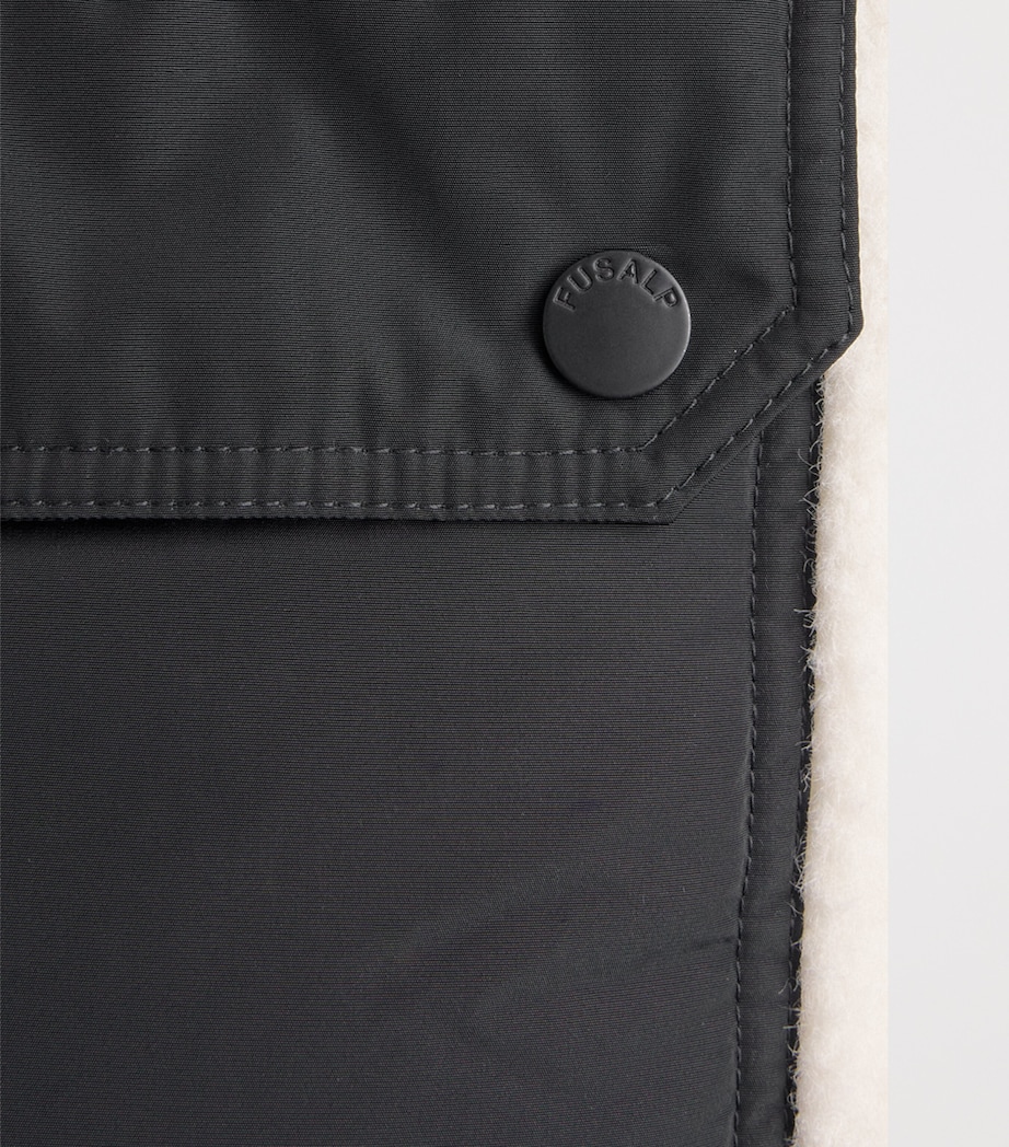 Faux Fur Flockoon Jacket 1091 DESERT/NOIR Image 5