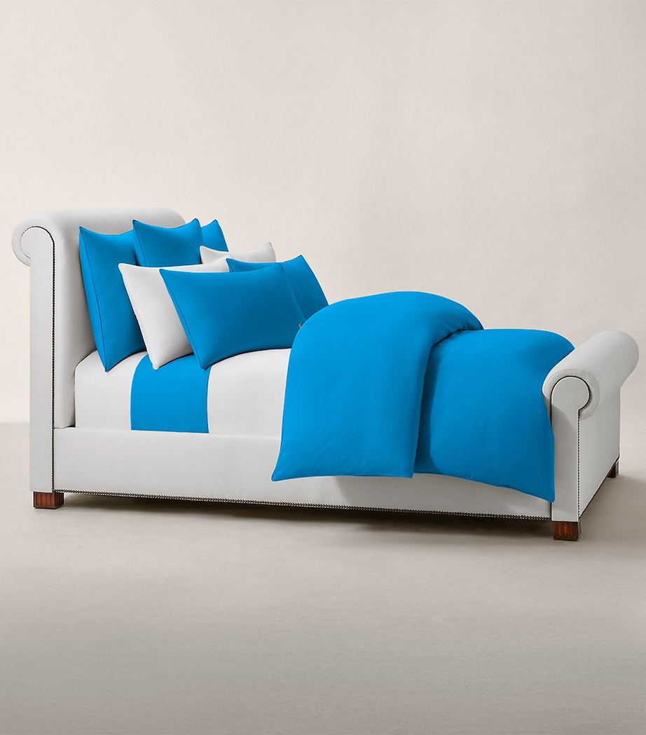 Cotton Polo Player Square Pillowcase (65cm x 65cm) COVEBLU Image 1