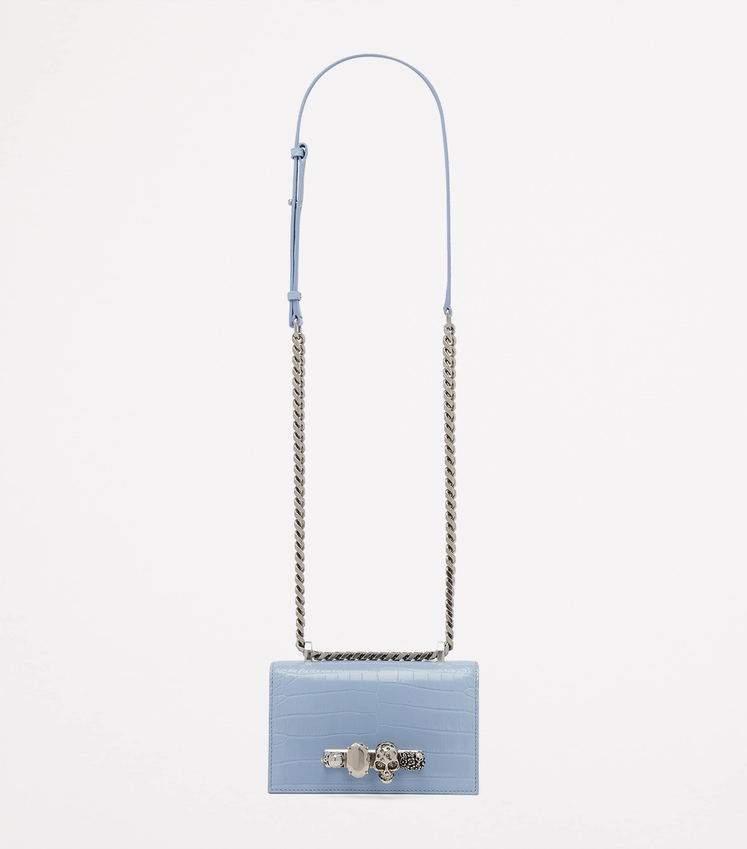 Mini Leather Jewelled Satchel 4900 Image 3