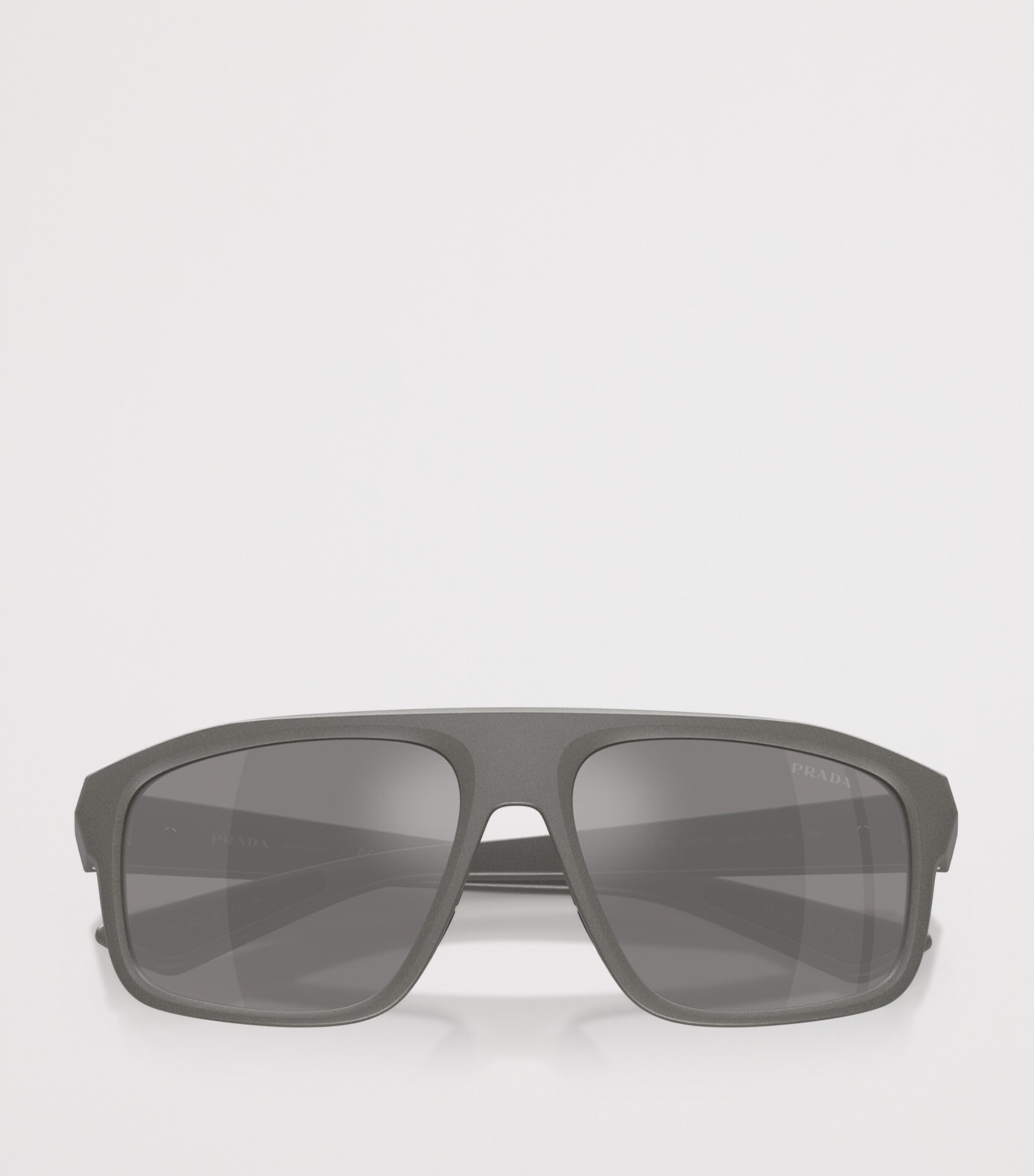 Prada Linea Rossa Irregular Sunglasses Grey Image 5