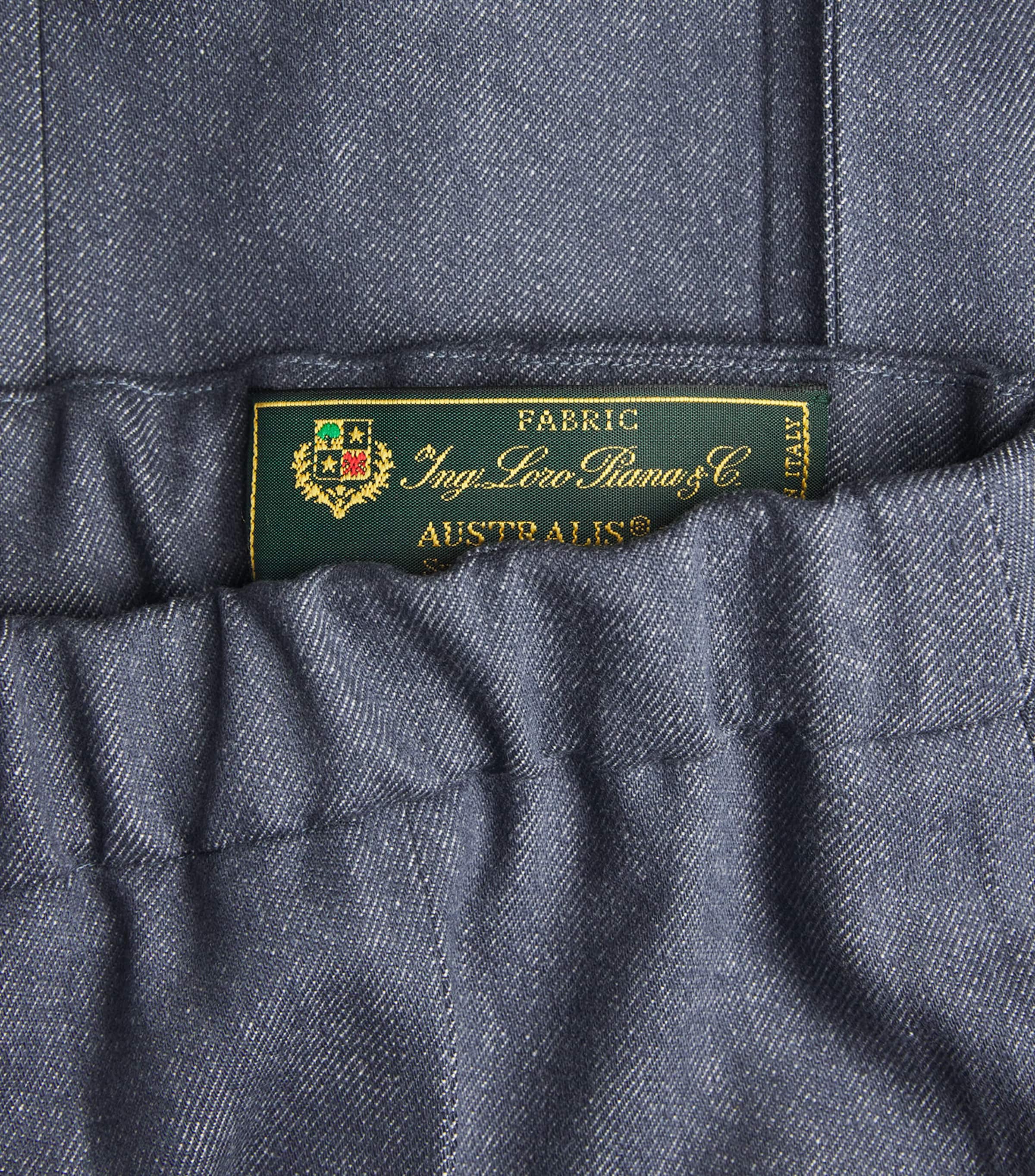 NOMADISSEM Womens Wool Tailored Trousers Jeans Taupe Image 5