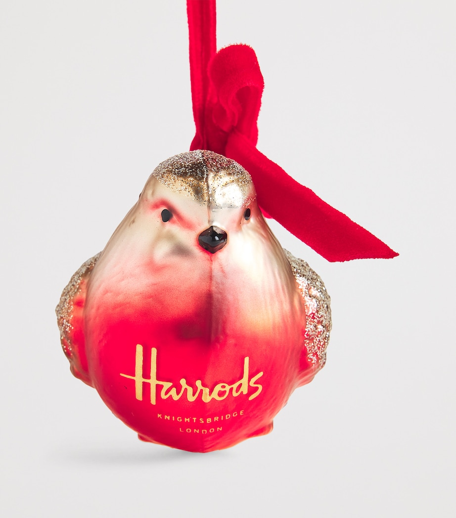 Robin Tree Decoration BROWN/RED Image 2