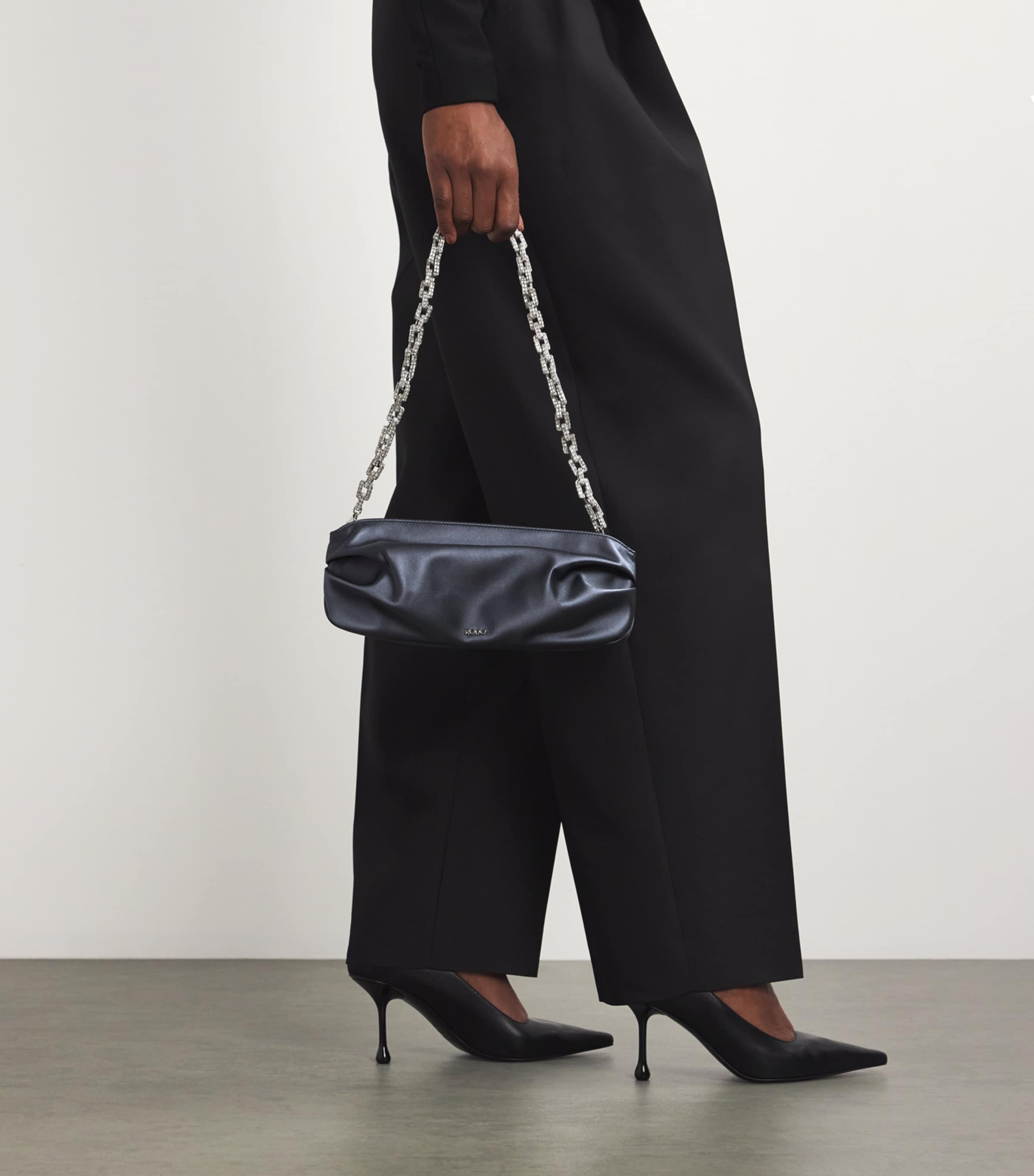 Satin Clutch Bag 0071 SATIN - HAVRE Image 2