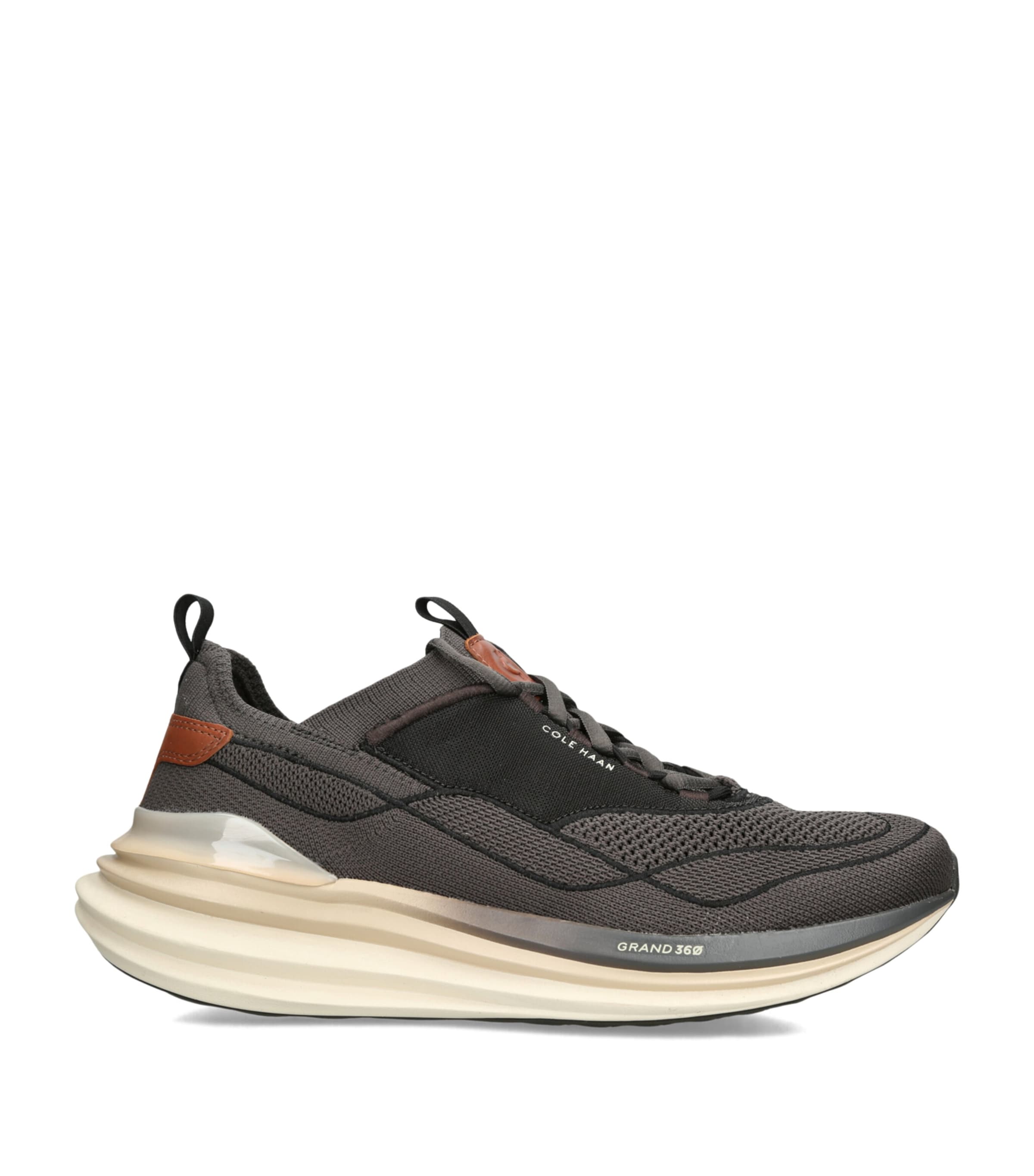 Cole Haan Mens ØriginalGrand Quadstar Stitchlite Running Trainers Grey/dark Image 1