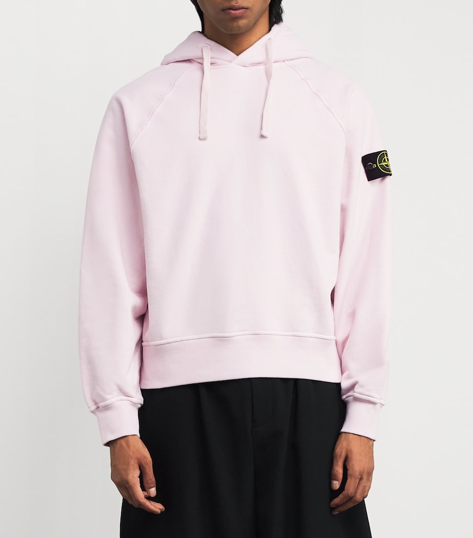 Cotton Compass Patch Hoodie V0080 Image 3