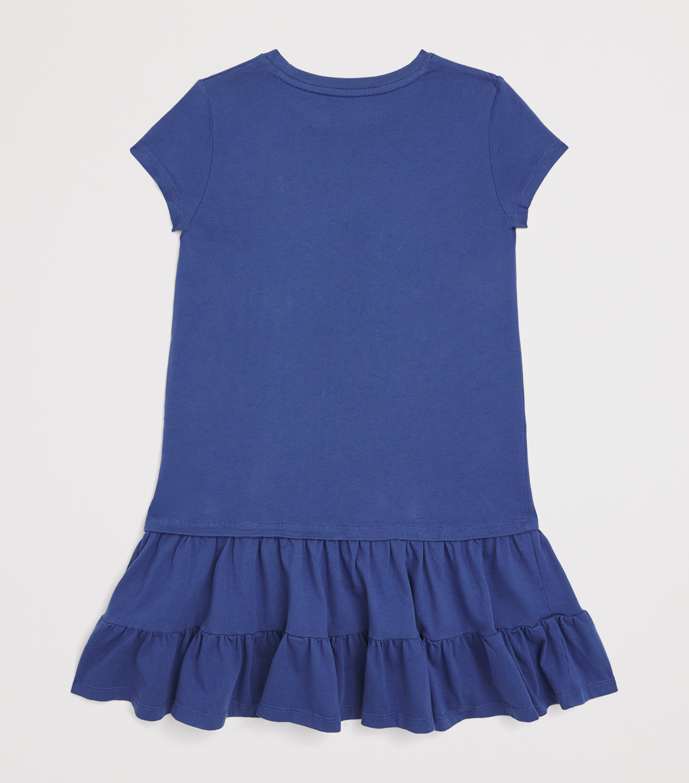 Ralph Lauren Kids Cotton Polo Bear Dress (2-7 Years) Old Royal Image 2
