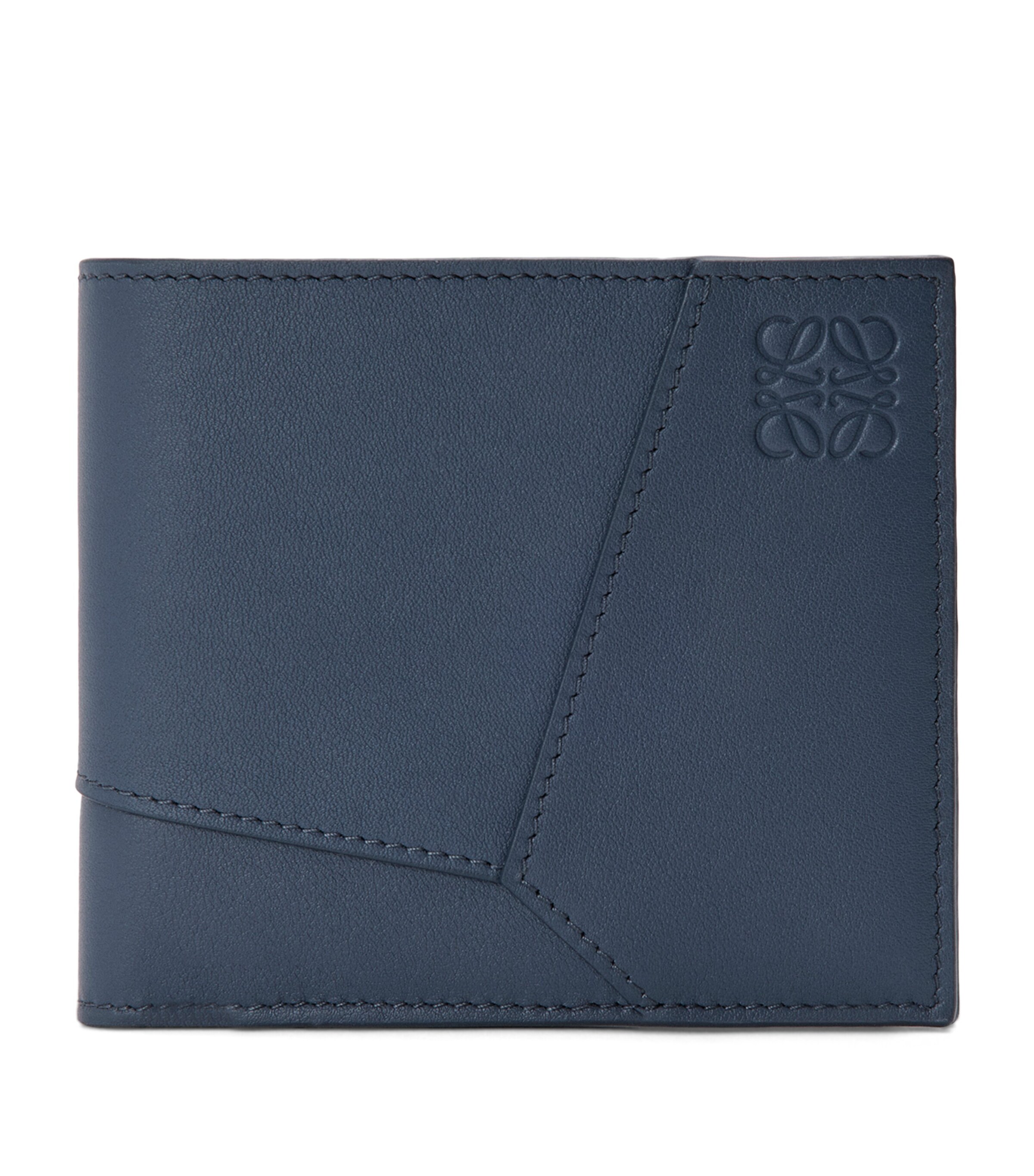 LOEWE Leather Puzzle Edge Wallet Indigo Dye Image 1
