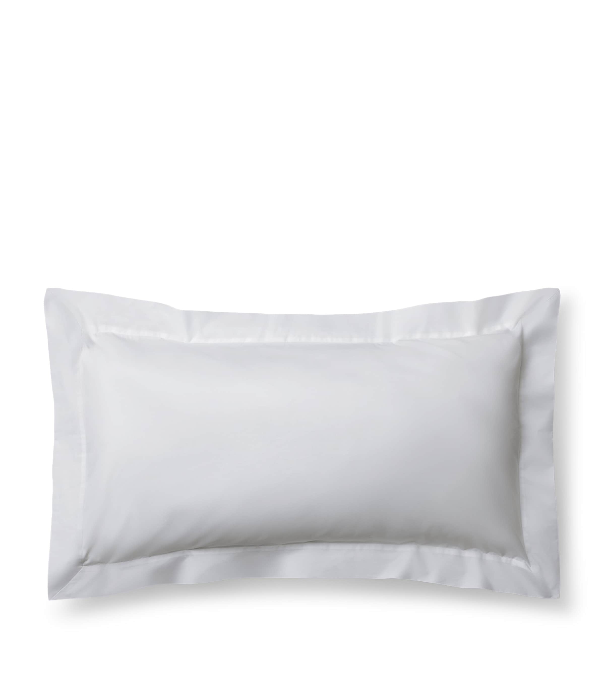 Savoir Beds Cotton Percale The Drift Oxford Pillowcase In White