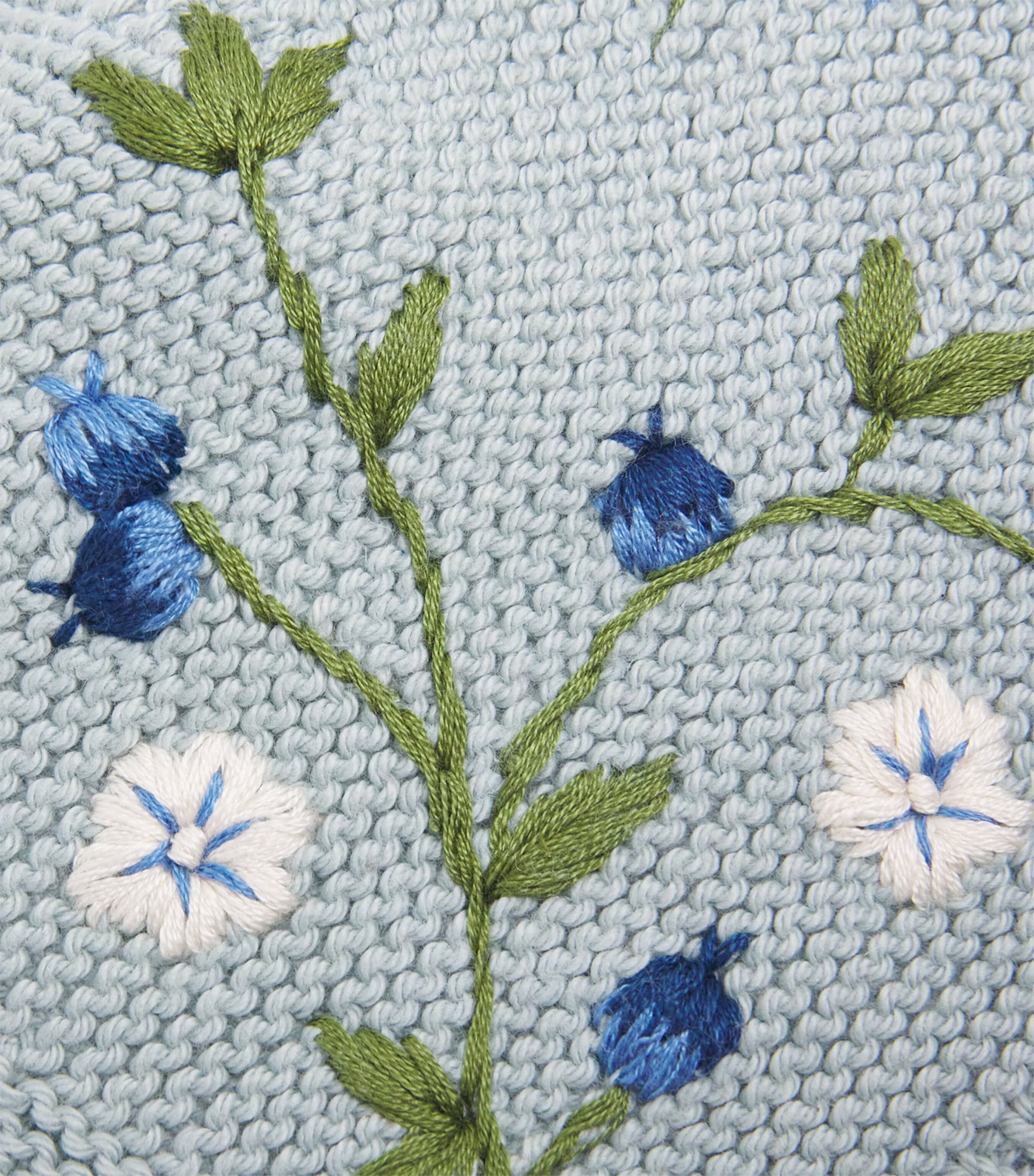 Shirley Bredal Embroidered Blueberry Bonnet Db Duck Blue Image 3