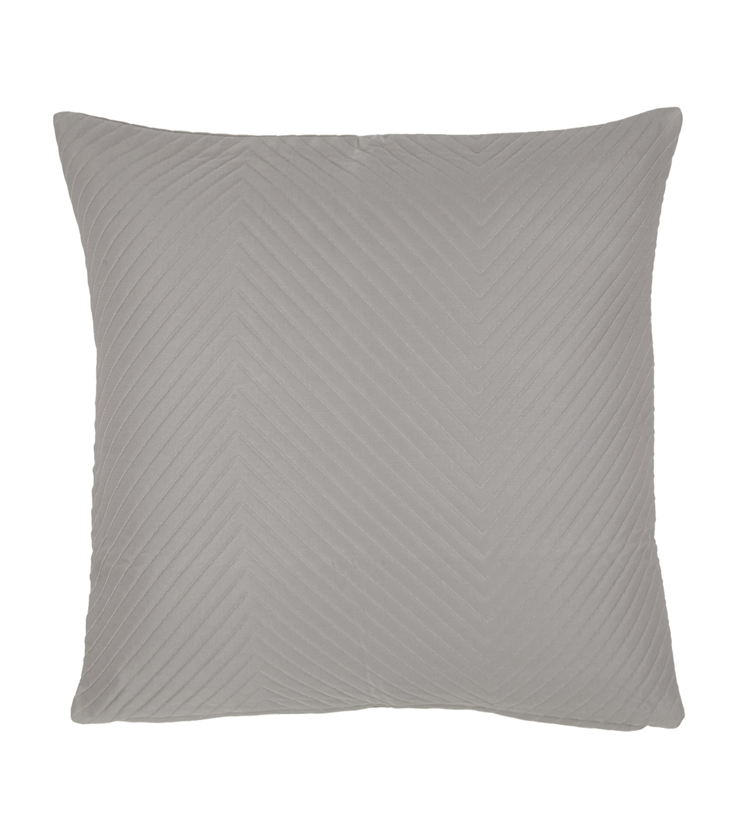 Frette Herringbone Cushion Cover In Grey