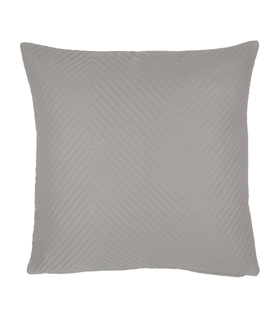 Herringbone Cushion Cover (65cm x 65cm) 0516 SLATE GREY Image 1