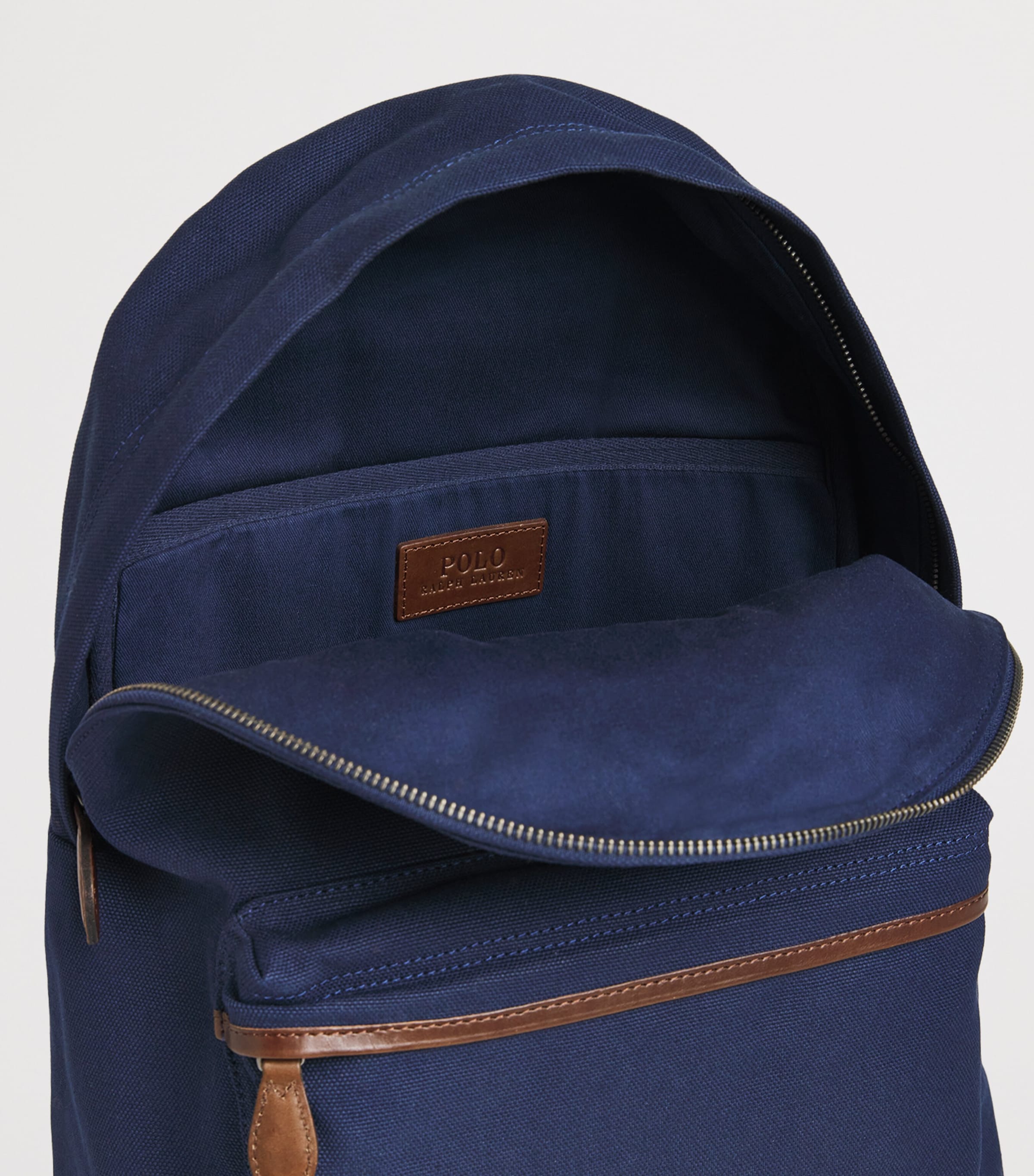 Cotton Canvas Polo Bear Backpack NEWPORT NAVY Image 4