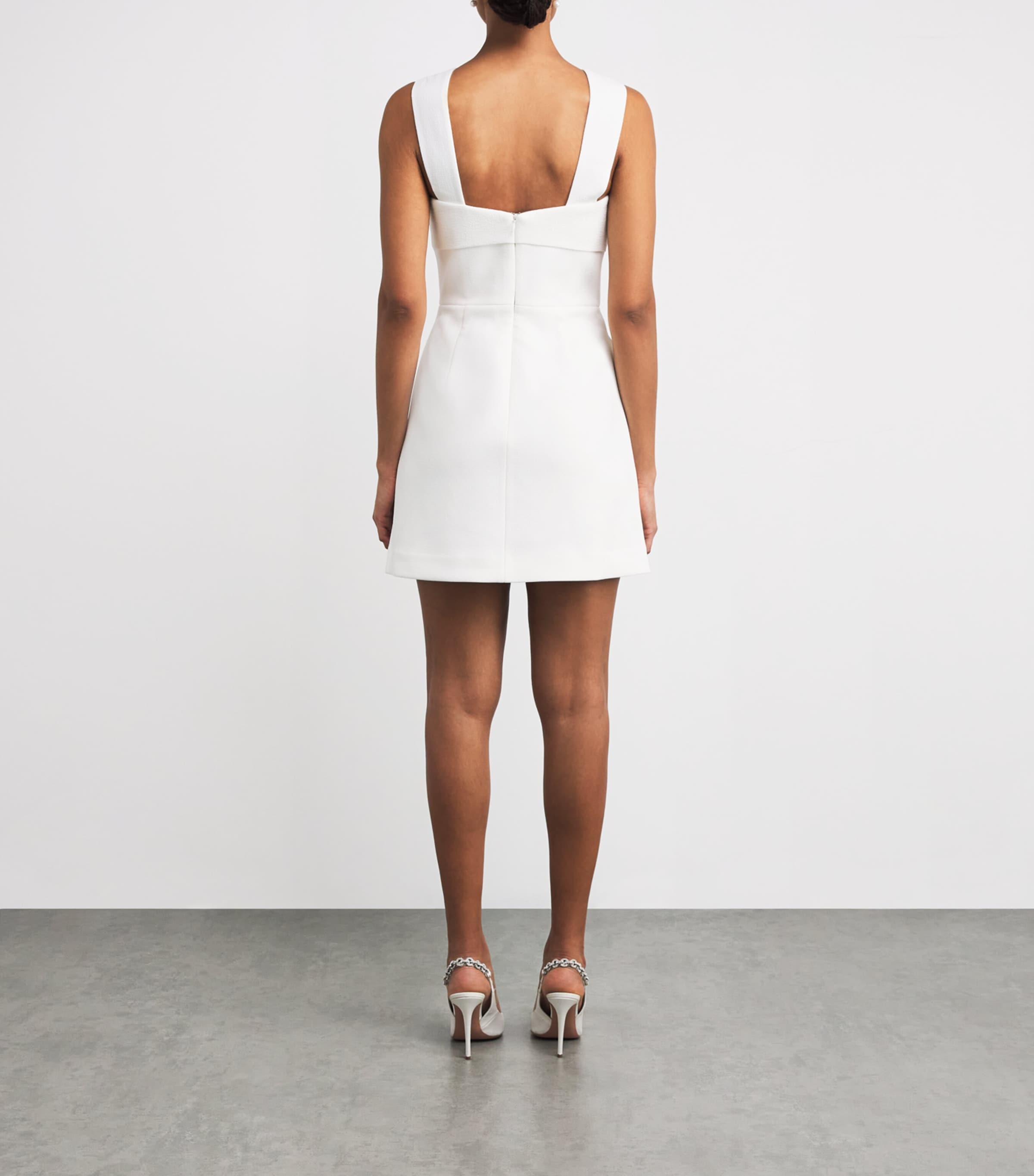 Rebecca Vallance Bonded Crepe Hermione Mini Dress | Harrods US