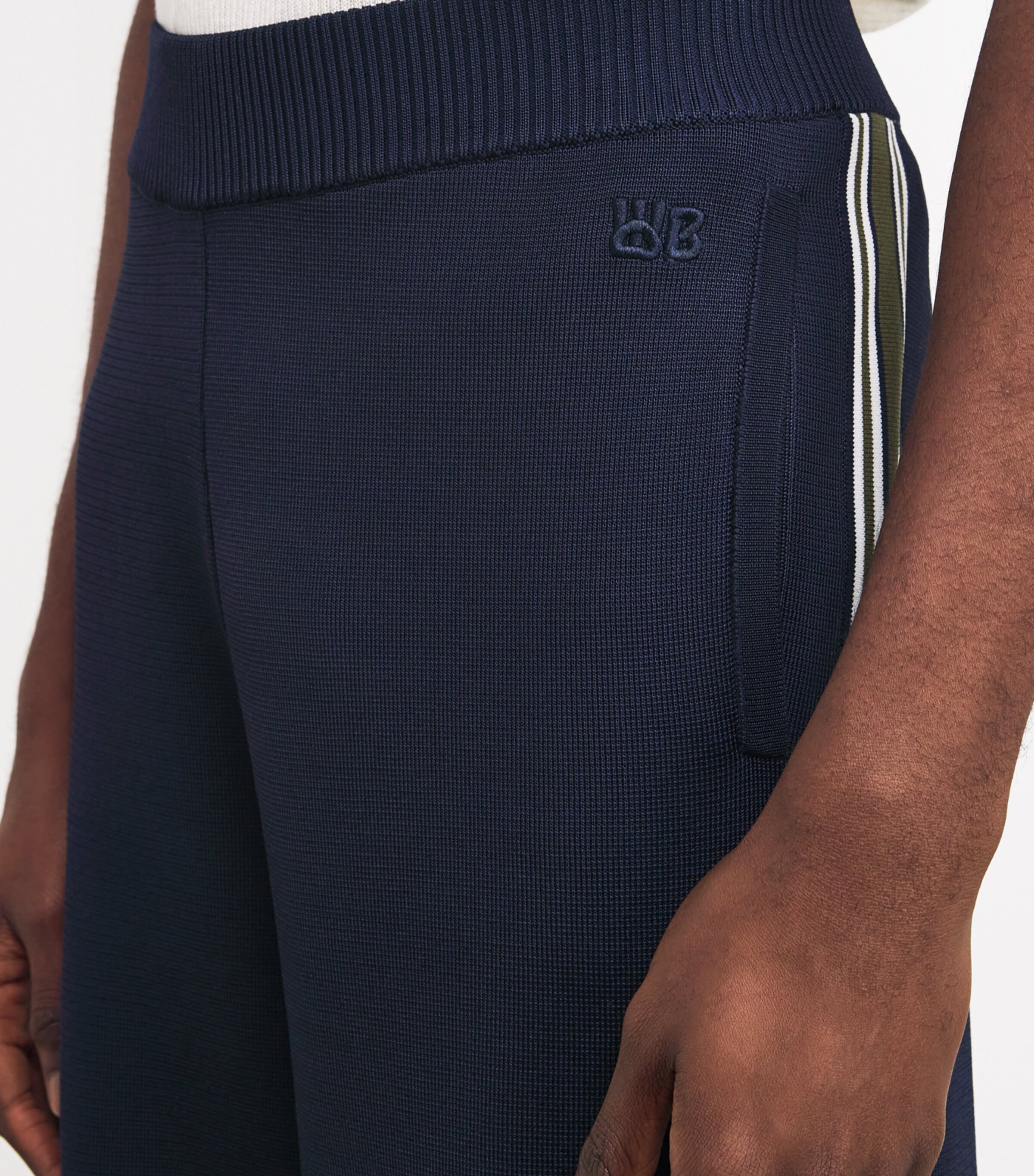 Wales Bonner Mens Tide Track Pants Navy Image 6