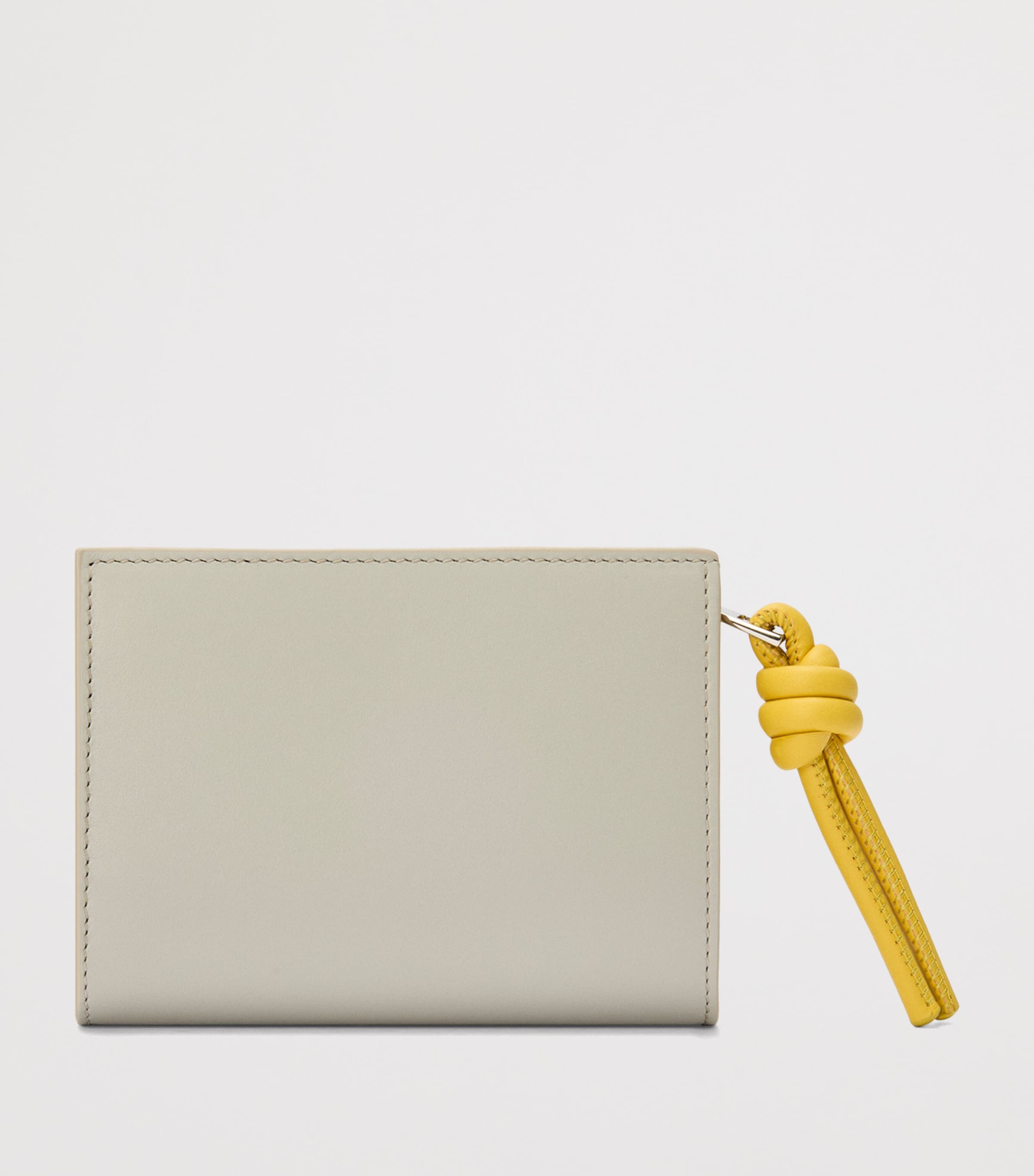 Leather Knot Wallet SHELL GREY DANDELION Image 2