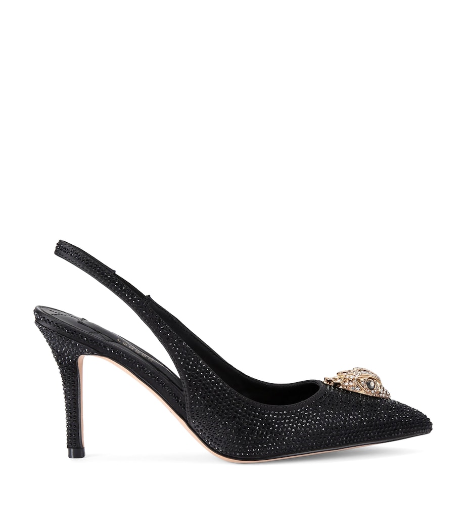 Embellished Belgravia Slingback Pumps BLACK Image 1