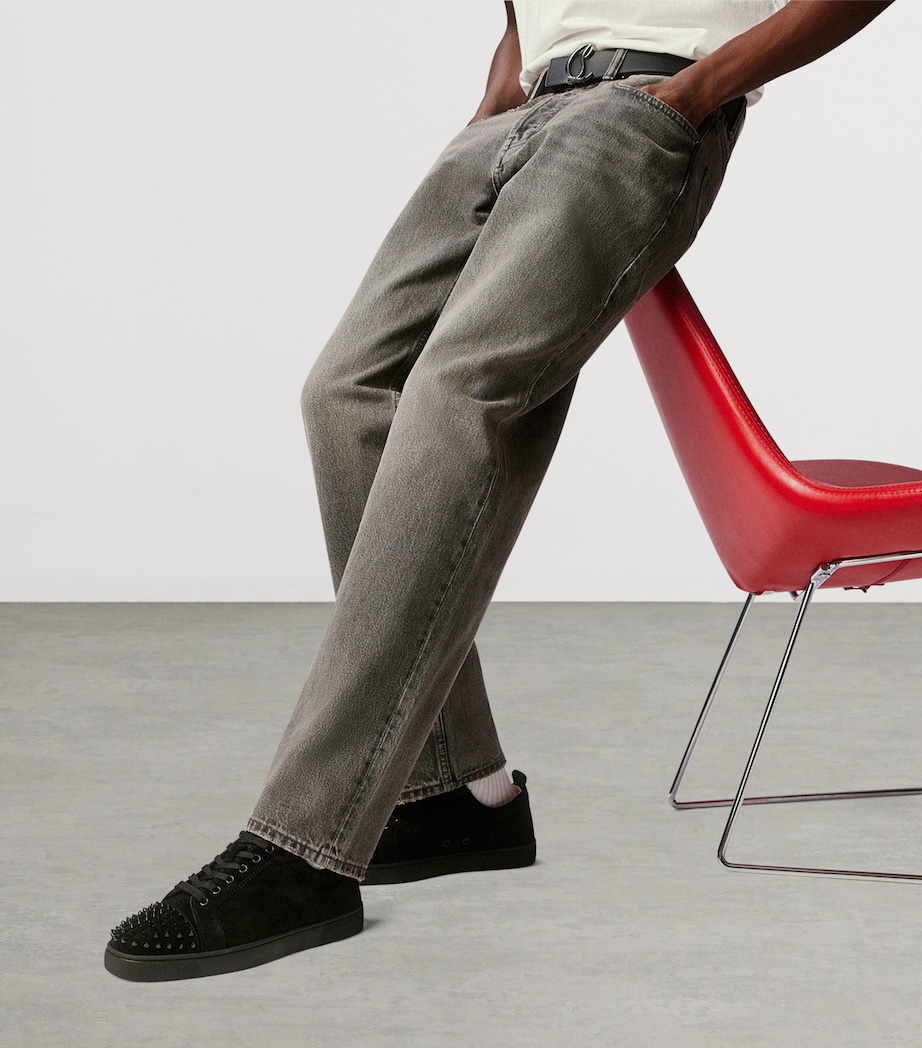 Louis Junior Spikes Leather Sneakers CM53 Image 5