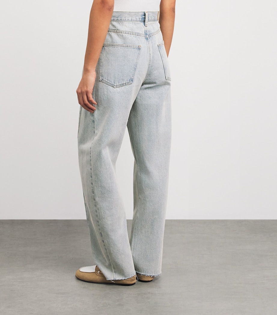 Sandro Paris Womens Barrel Jeans Light Bu Jean Image 5