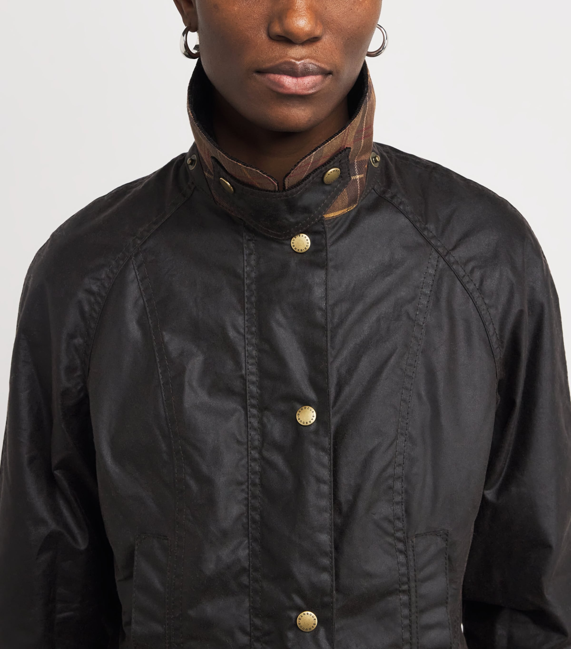 Waxed Beadnell Jacket RUSTIC Image 7