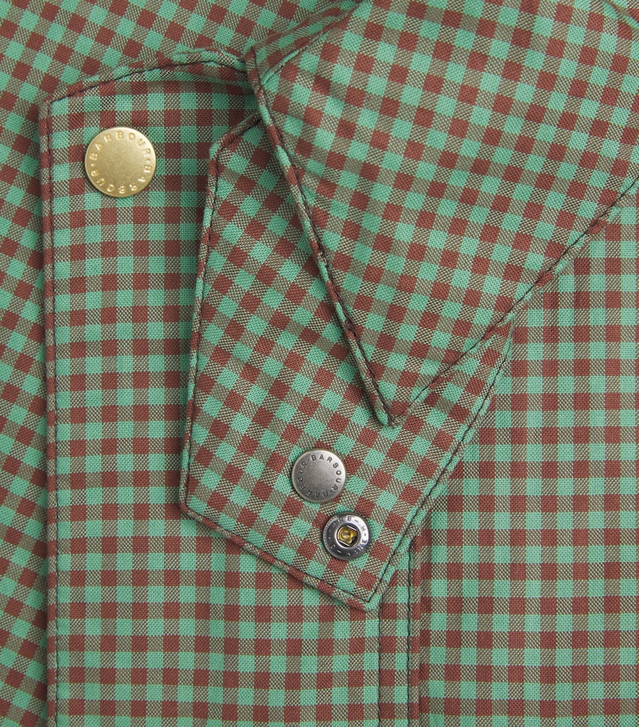 Barbour Mens x Paul Smith Check Transport Casual Jacket Image 6