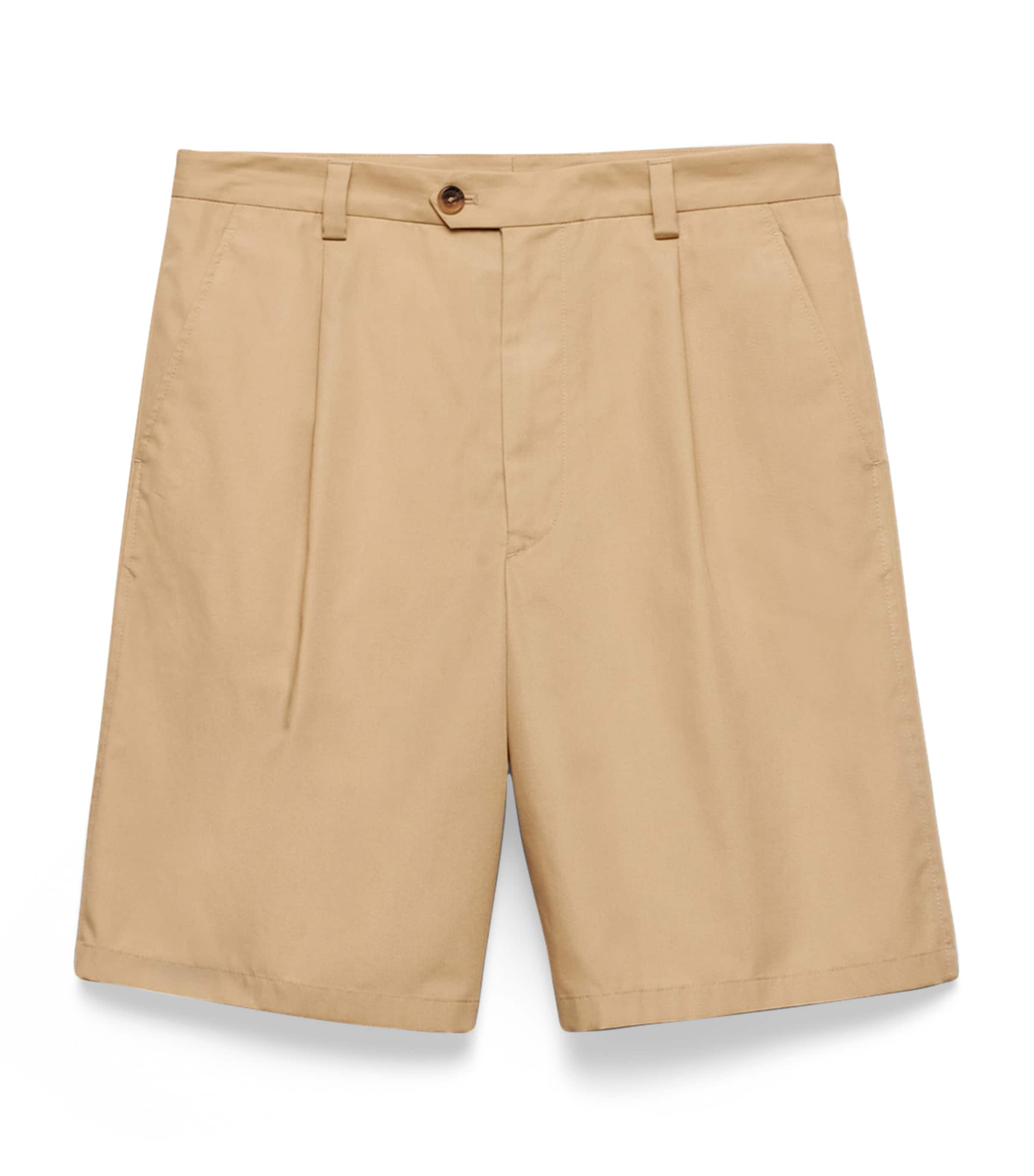Prada Tailored Bermuda Shorts In Brown