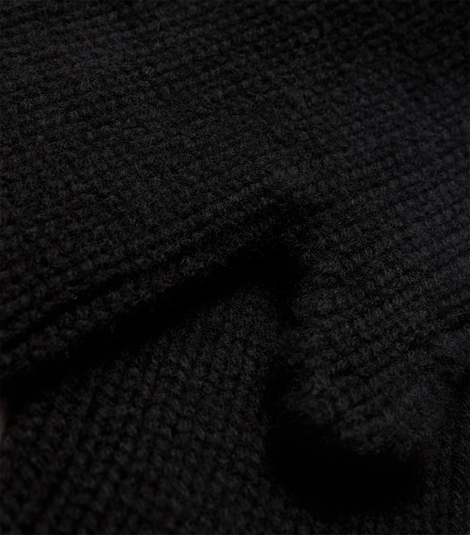 Kid Cashmere Mittens 10000 BLACK Image 2