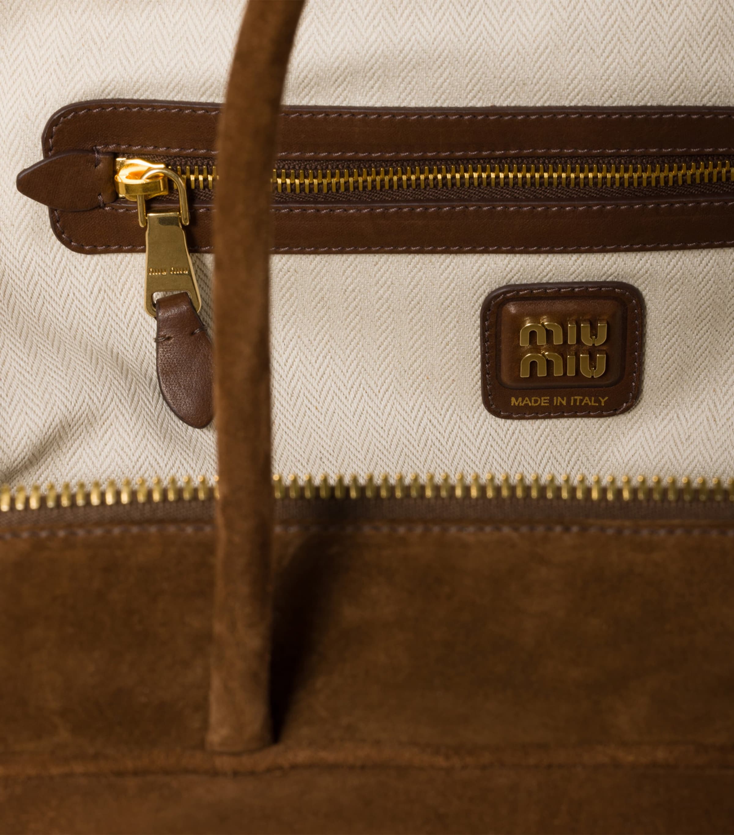 Suede Beau Top-Handle Bag F0324 Image 5