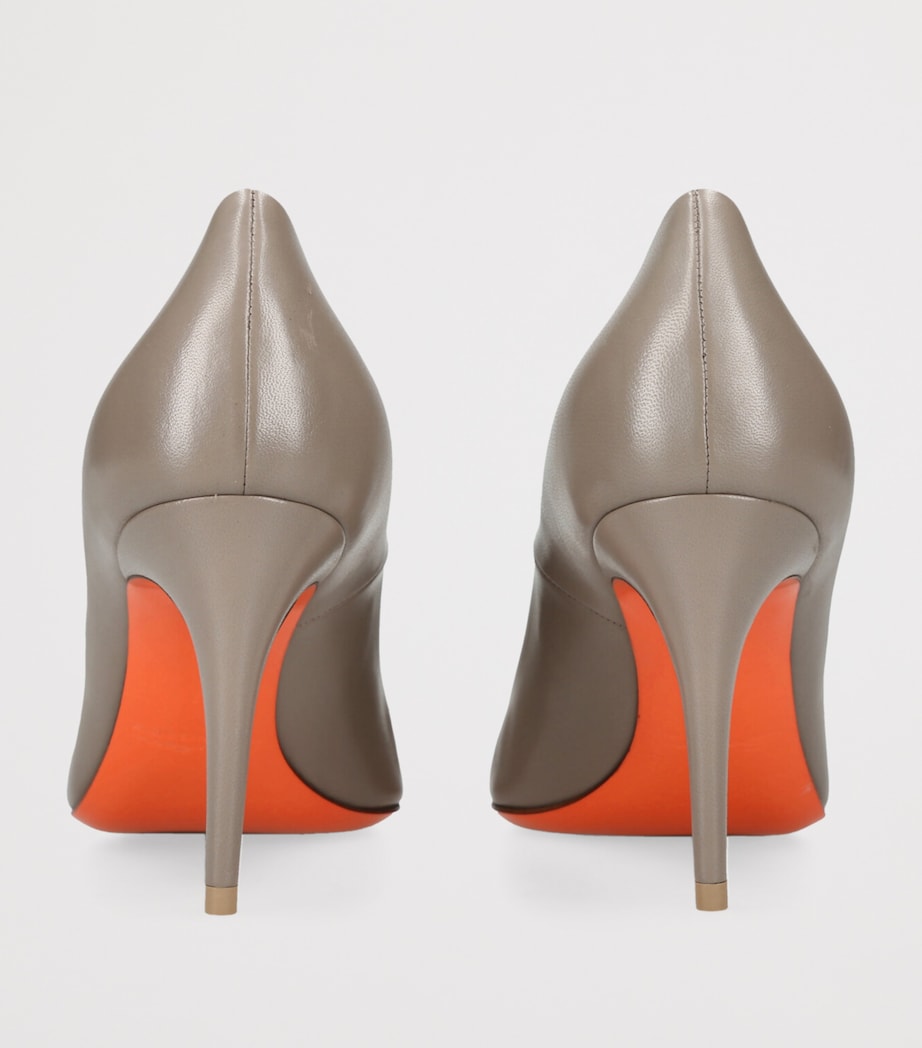 Leather Sibille Pumps 85 GREY Image 2